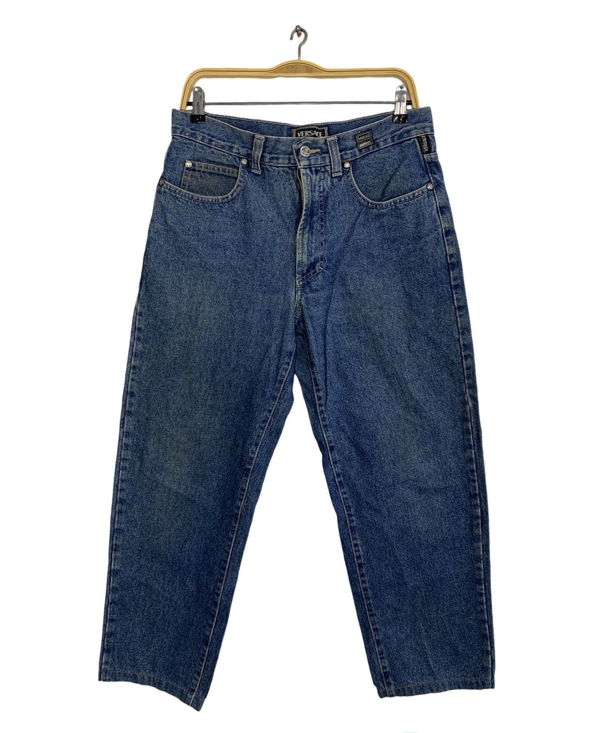 Versace Jeans Couture 90s Versace Jean Couture Relaxed Denim Jeans Size 30" / US 8 / IT 44 - 2 Thumbnail