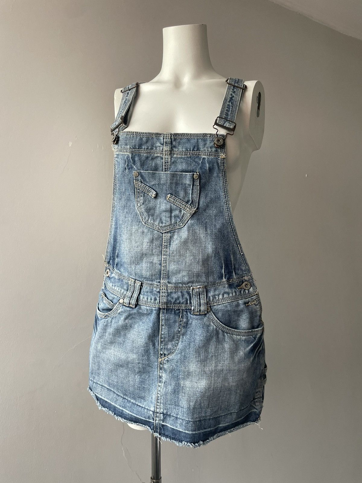 Vintage y2k salopet Size 26" / US 2 / IT 38 - 9 Thumbnail