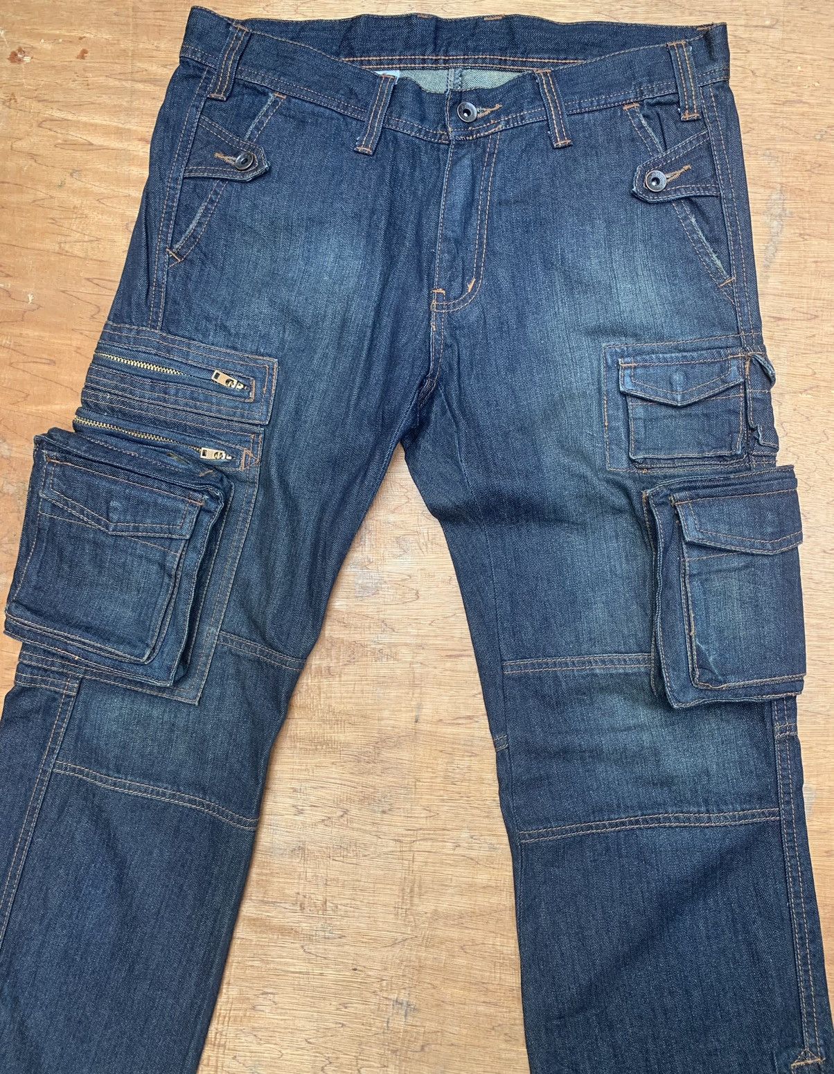 Japanese Brand 🔥🔥 abx Multipocket Tactical Denim Pants Size US 33 - 19 Thumbnail