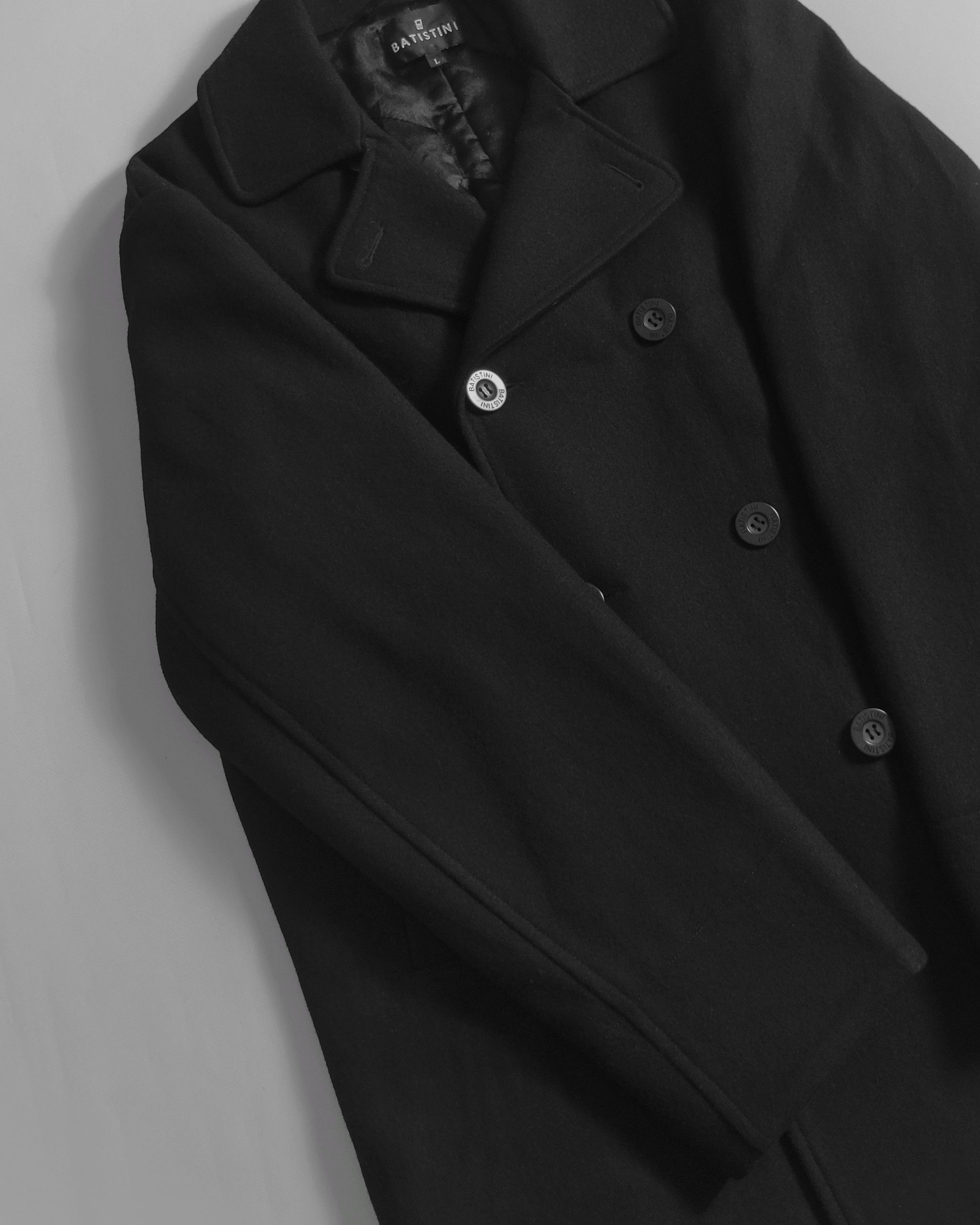 Vintage Wool Navy Peacoat Jacket Military / Sailor Style Size US L / EU 52-54 / 3 - 5 Thumbnail