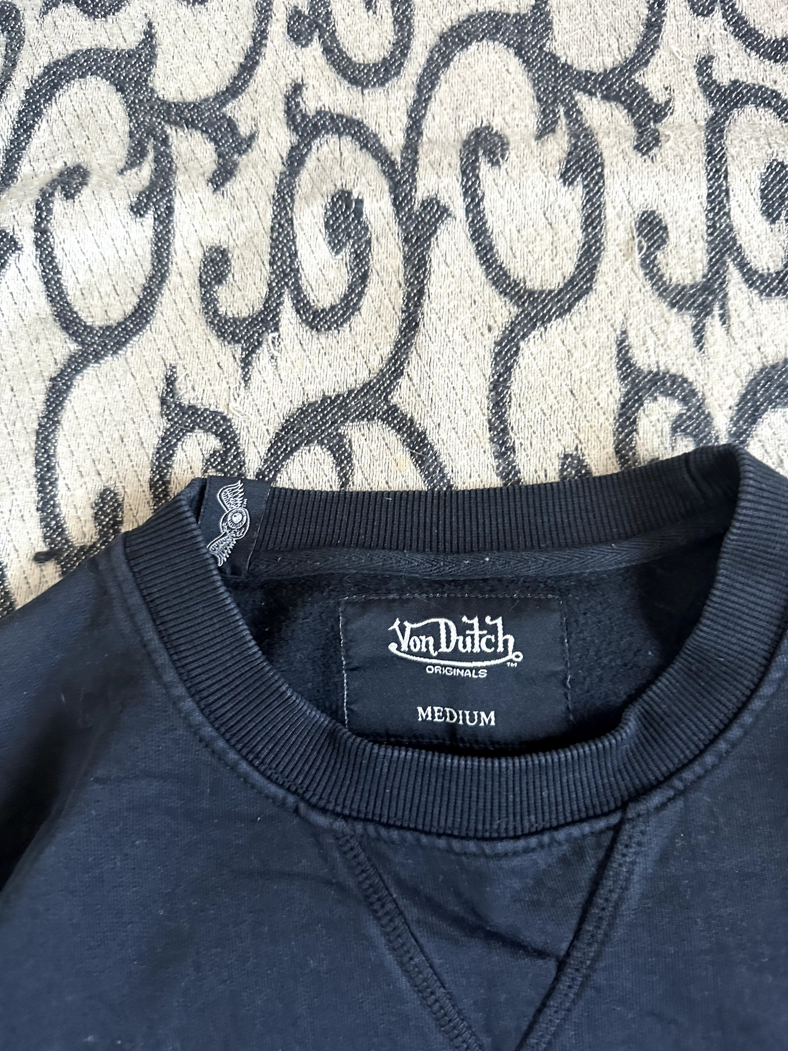 Ed Hardy × Von Dutch Vintage Von Dutch Biker Sweatshirt Grunge Style Size US M / EU 48-50 / 2 - 6 Thumbnail