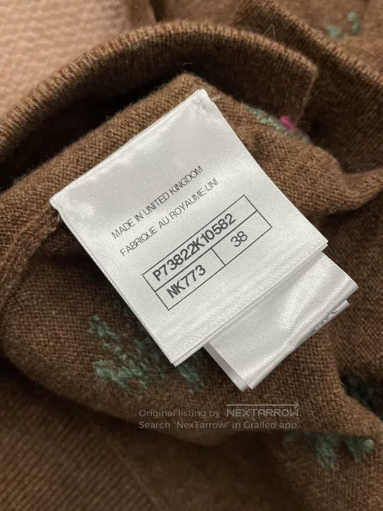 Chanel Chanel Brown floral skirt Size 25" / US 0 / IT 36 - 5 Thumbnail