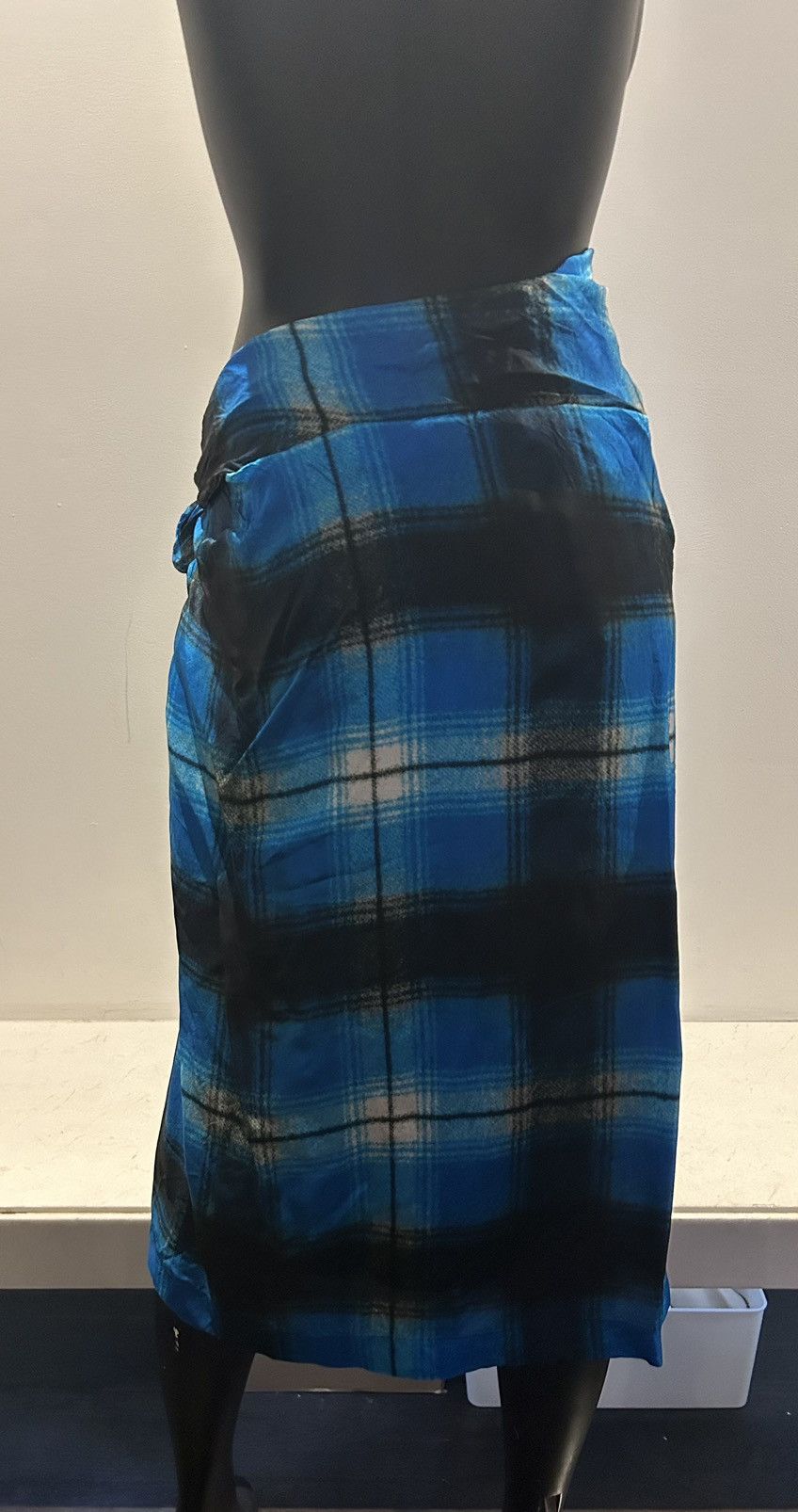 Dries Van Noten Dries van noten blue plaid skirt. Size 28" / US 6 / IT 42 - 8 Thumbnail
