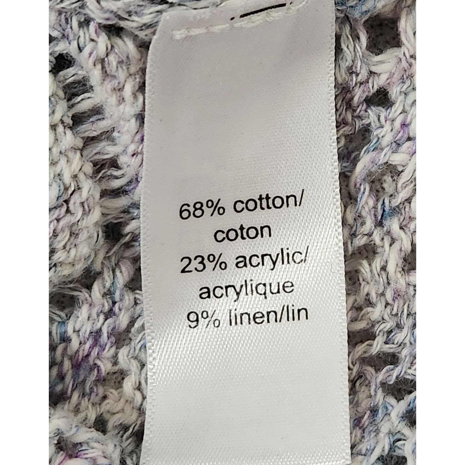 Other Maurices Gray Open Knit Long Sleeves Sweater Top XS Size XS / US 0-2 / IT 36-38 - 6 Thumbnail