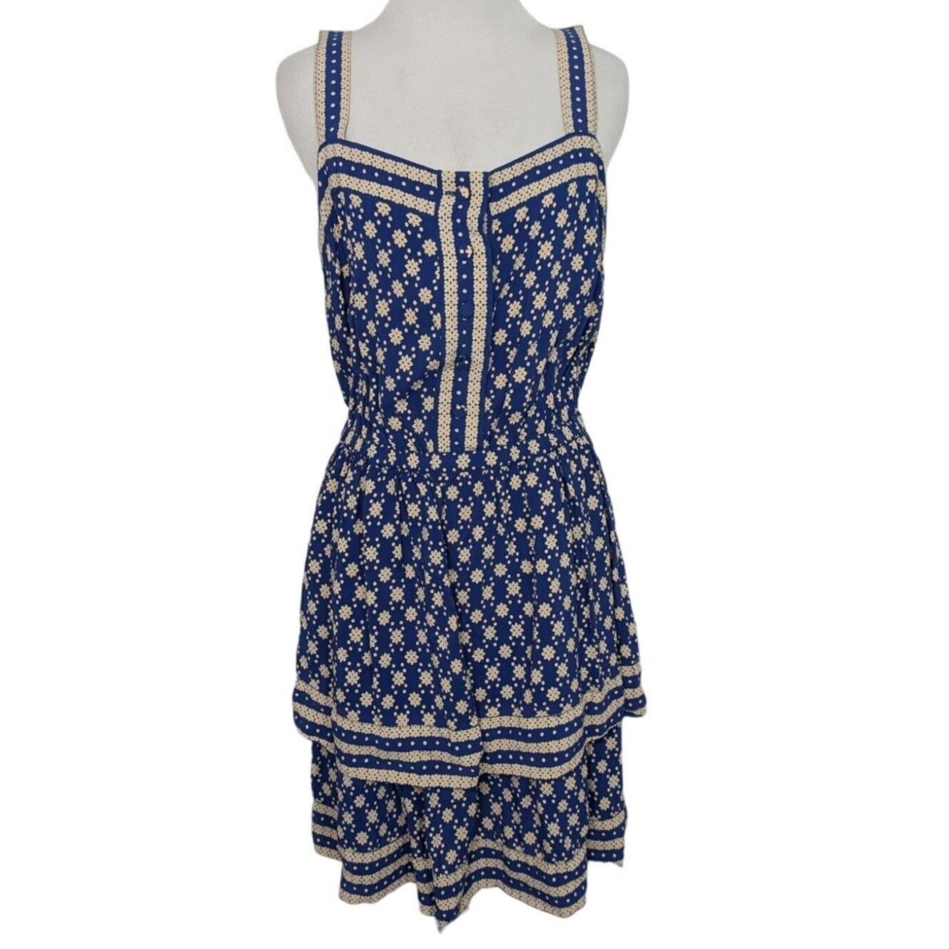 Anthropologie Maeve Anthropologie Tiered Oberlin Mini Dress Womens Size 8 Size M / US 6-8 / IT 42-44 - 1 Thumbnail