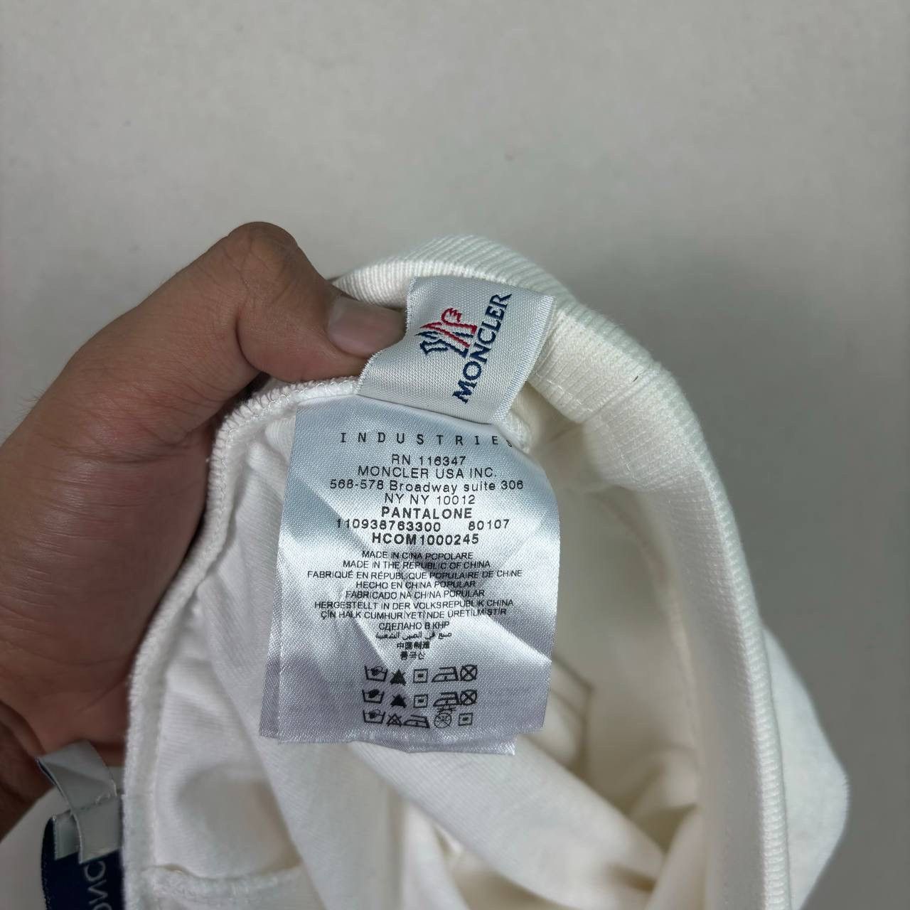 Moncler Moncler White Jogger Pants Sweatpants Size US 28 / EU 44 - 7 Thumbnail