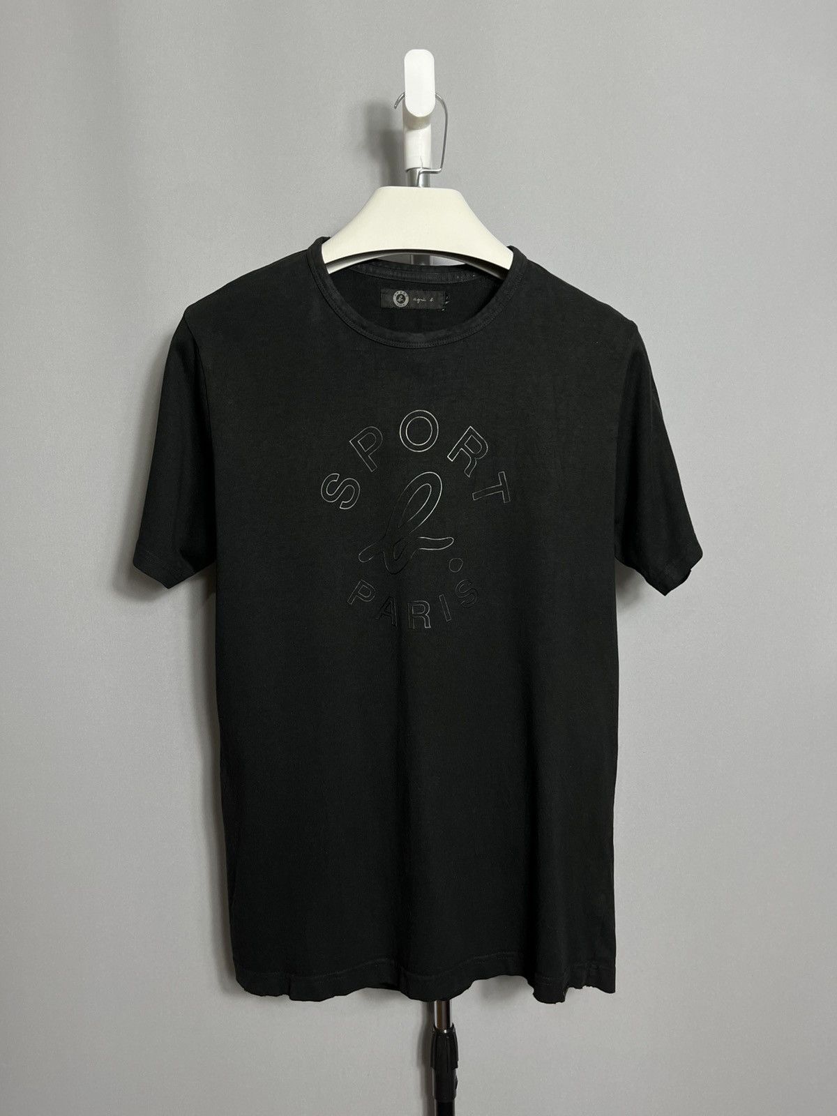 agnes b. Agnes B. Sport Paris Black men’s cotton shorts sleeve crew Size US M / EU 48-50 / 2 - 1 Thumbnail