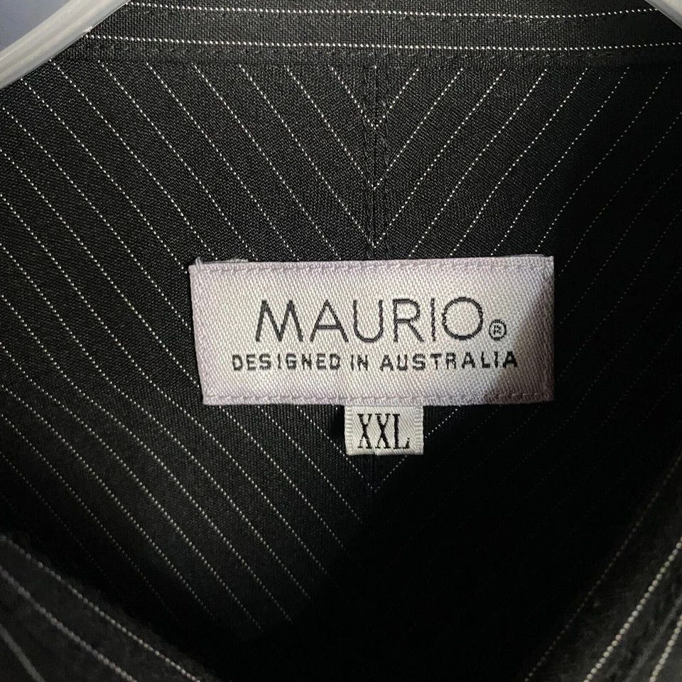 Other Maurio Dress Shirt Men's XXL Long Sleeve 2XL Striped Cotton Size US XXL / EU 58 / 5 - 3 Thumbnail