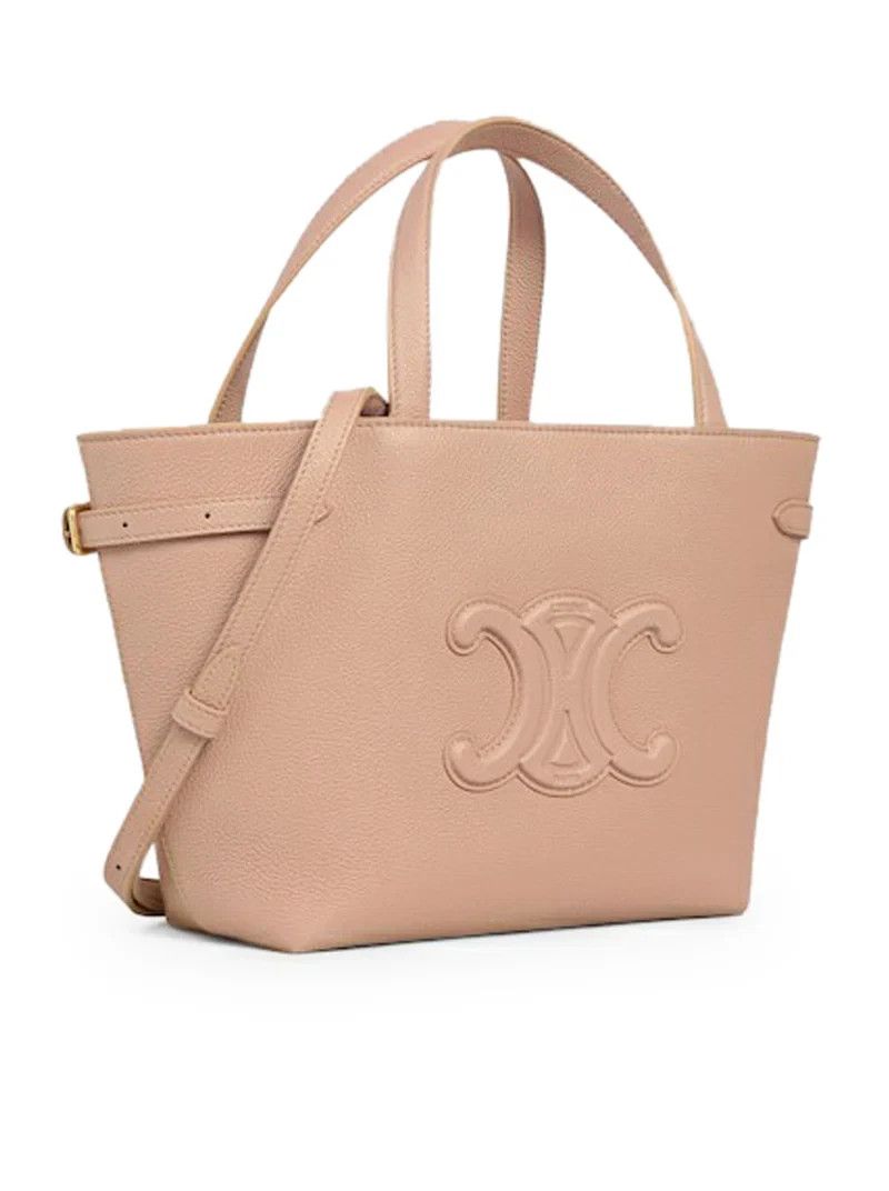 Celine CELINE Cabas Mini Soft Peach Leather Tote Bag Size ONE SIZE - 2 Thumbnail