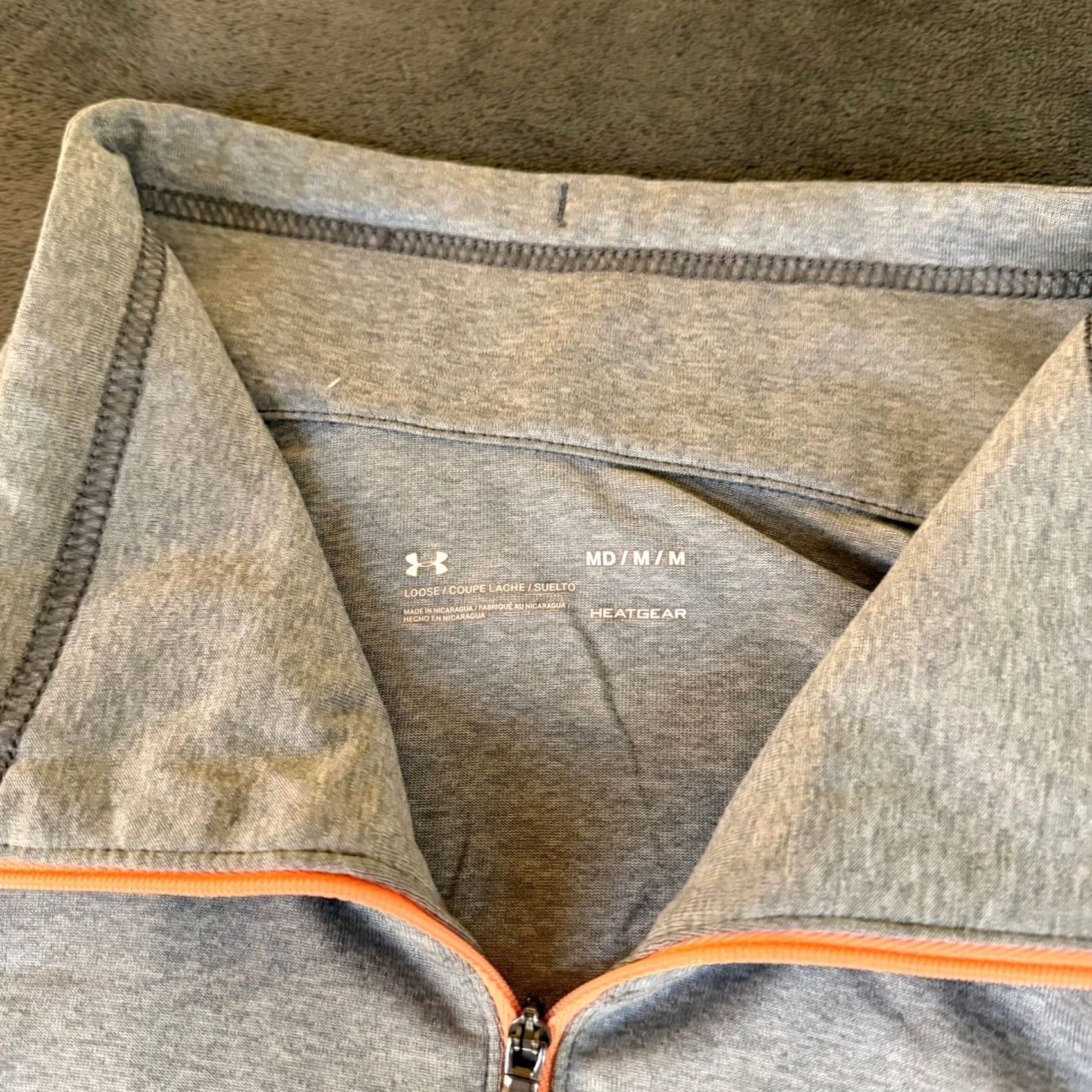 Under Armour Under Armour Heatgear Full Zip Athletic Jacket Gray Womens Medium Size M / US 6-8 / IT 42-44 - 2 Thumbnail