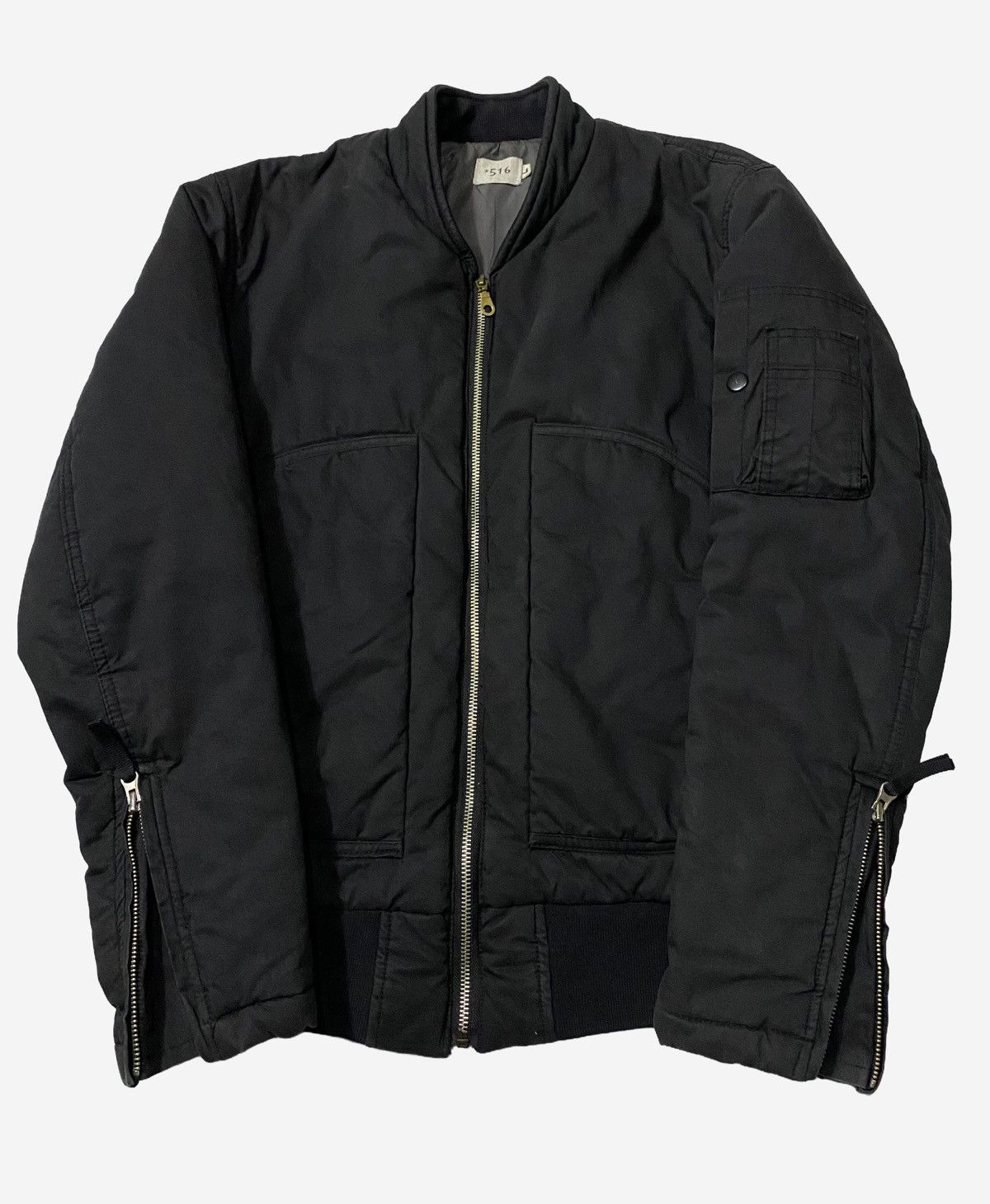 Japanese Brand 516 BOMBER DOWN NYLON JACKET Size US M / EU 48-50 / 2 - 3 Thumbnail