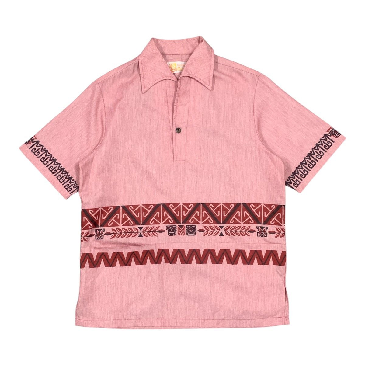 IOLANI Vtg 60's McInerny Iolani Tiki Hawaiian Shirt Size US S / EU 44-46 / 1 - 1 Thumbnail