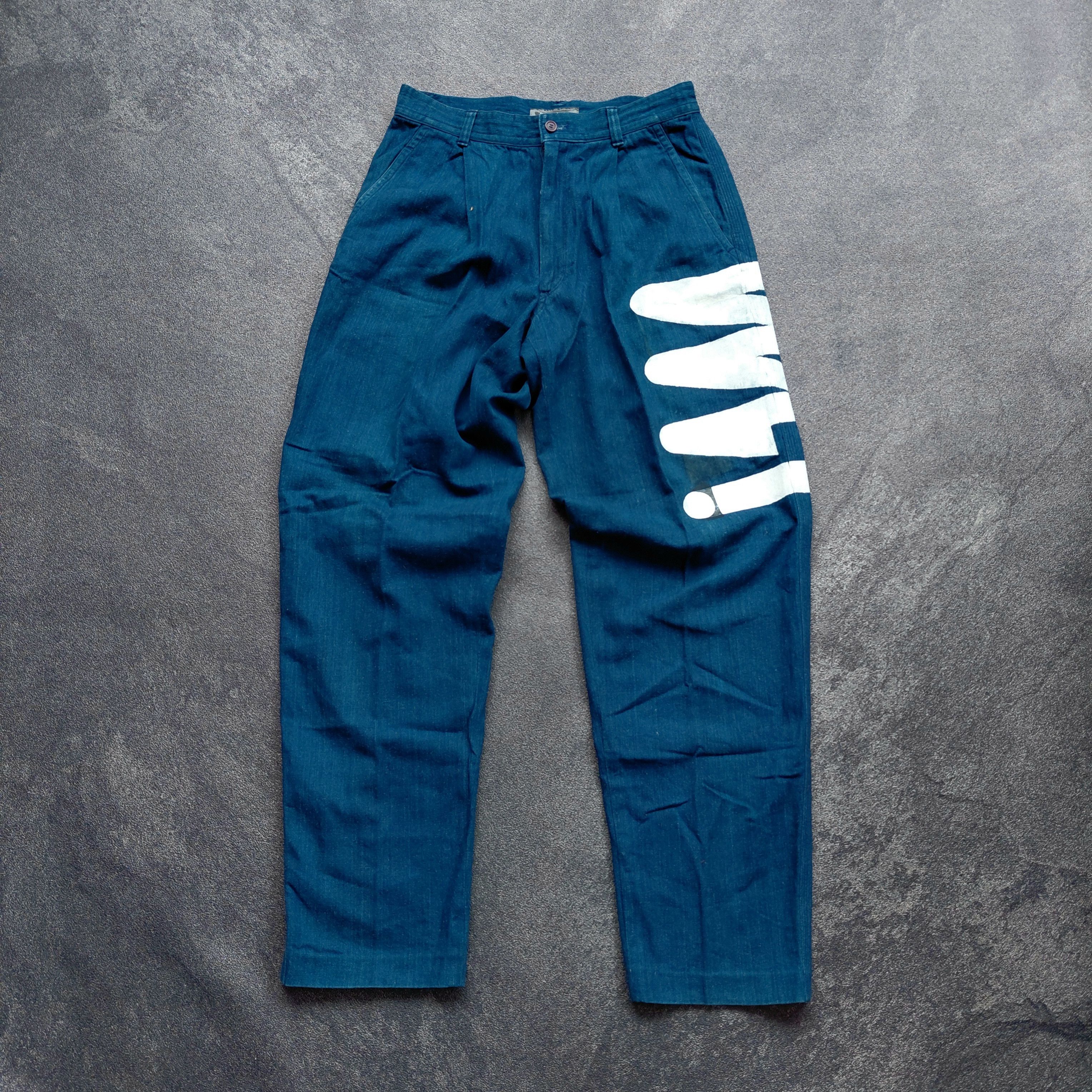 Issey Miyake Issey Miyake Men Painting Custom Made Pants Size US 30 / EU 46 - 2 Thumbnail
