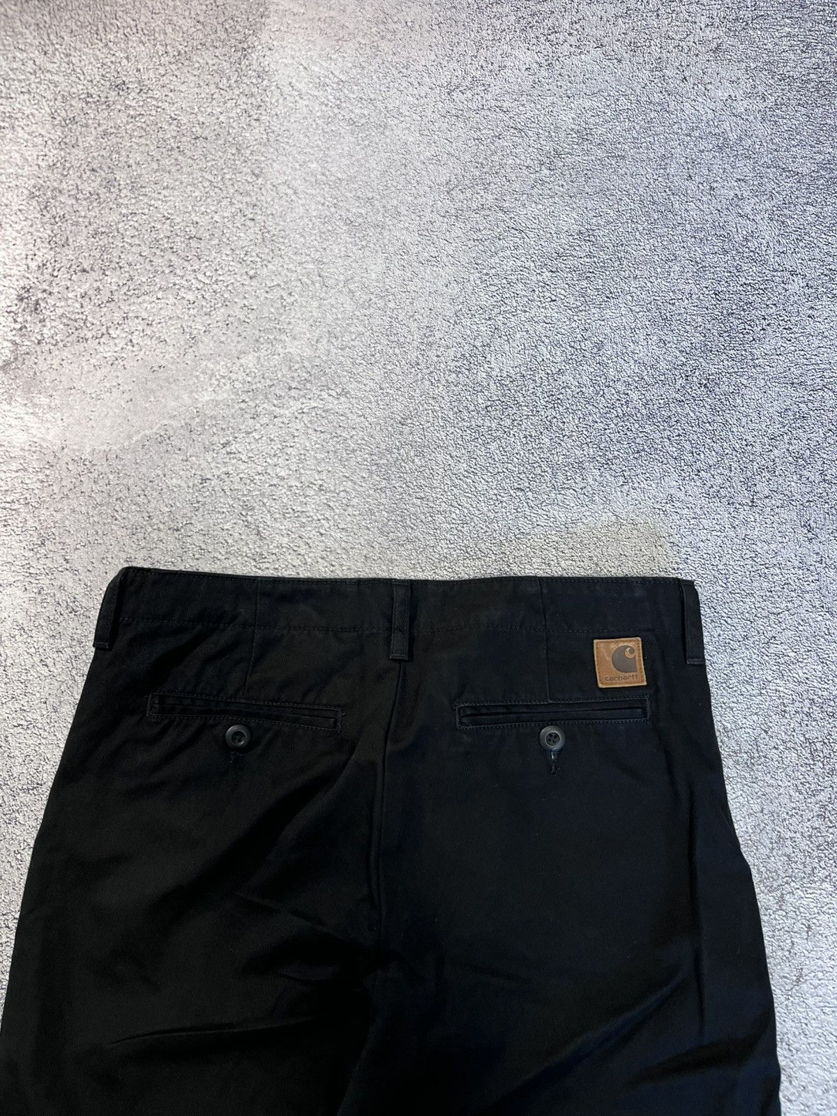 Carhartt Wip Carhartt WIP Clute Pants Black Workwear Chino Streetwear Size US 32 / EU 48 - 11 Thumbnail
