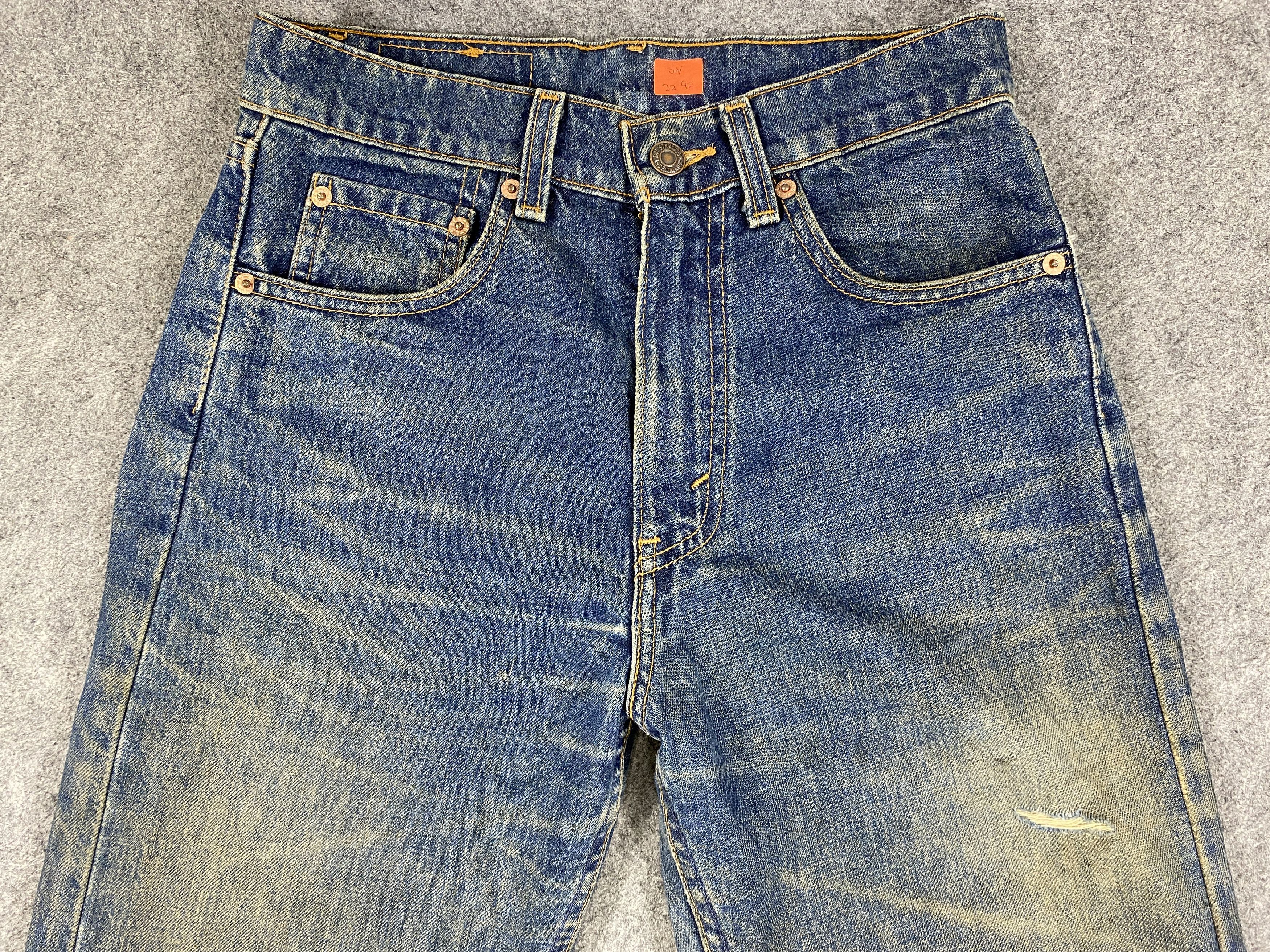 Levi's 90's Dirty Blue Vintage Levi's 519 Jeans 27x30 Denim -JN2292 Size US 27 - 3 Thumbnail