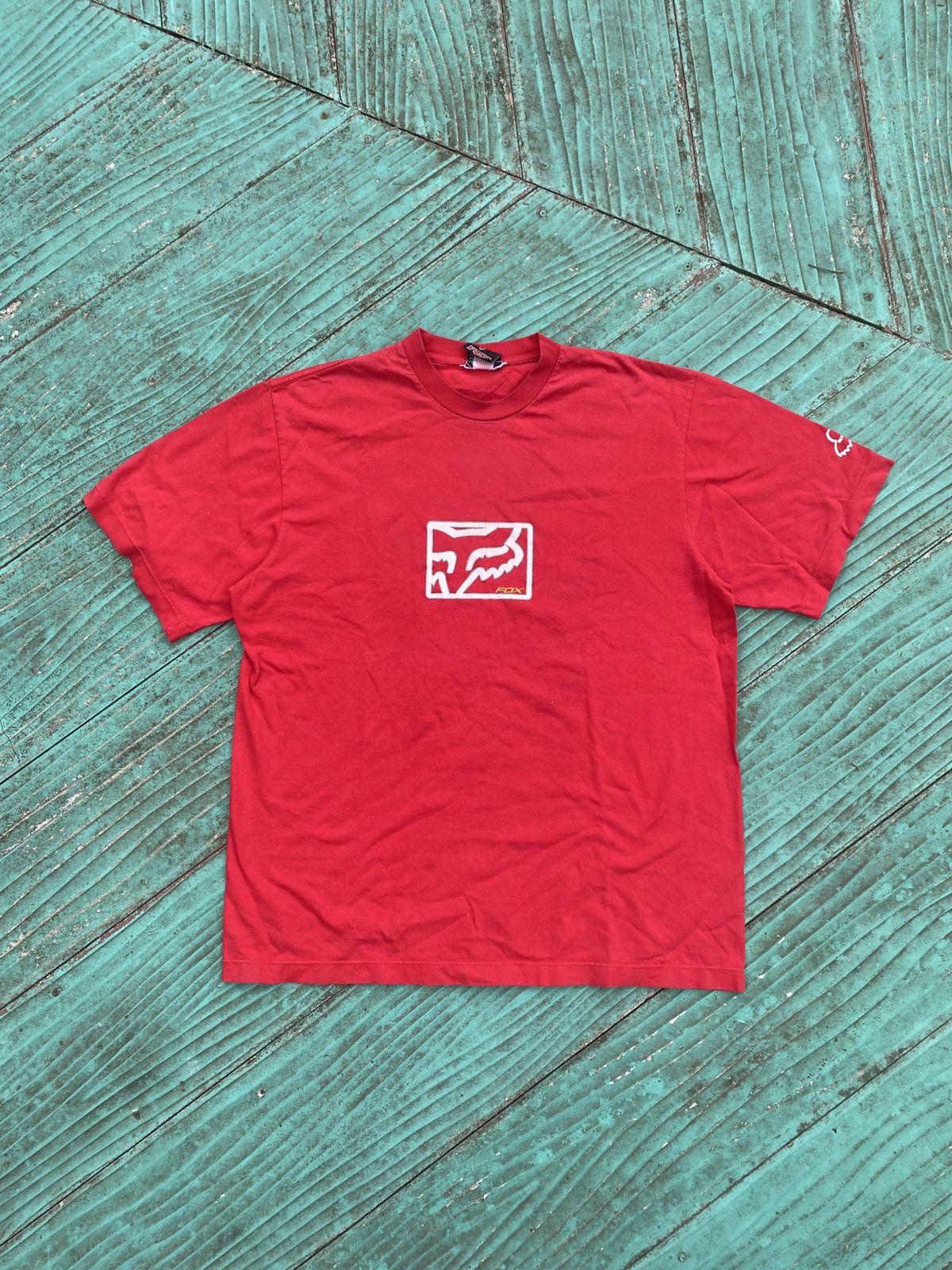 Fox Racing Fox red logo graphic vintage Size US XL / EU 56 / 4 - 1 Thumbnail