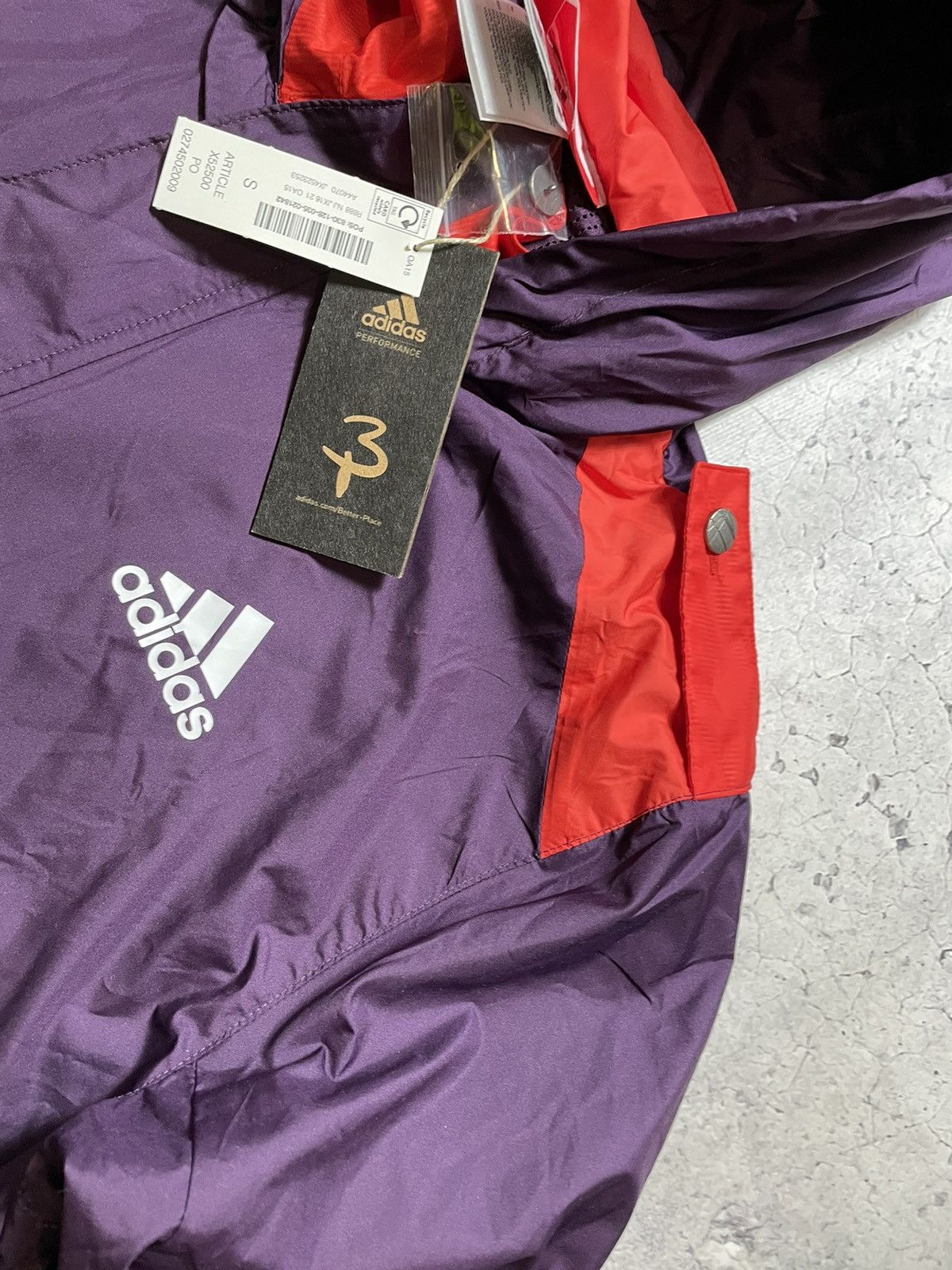 Adidas New Adidas London 2012 Big Logo Y2K Nylon Jacket Size US S / EU 44-46 / 1 - 9 Thumbnail