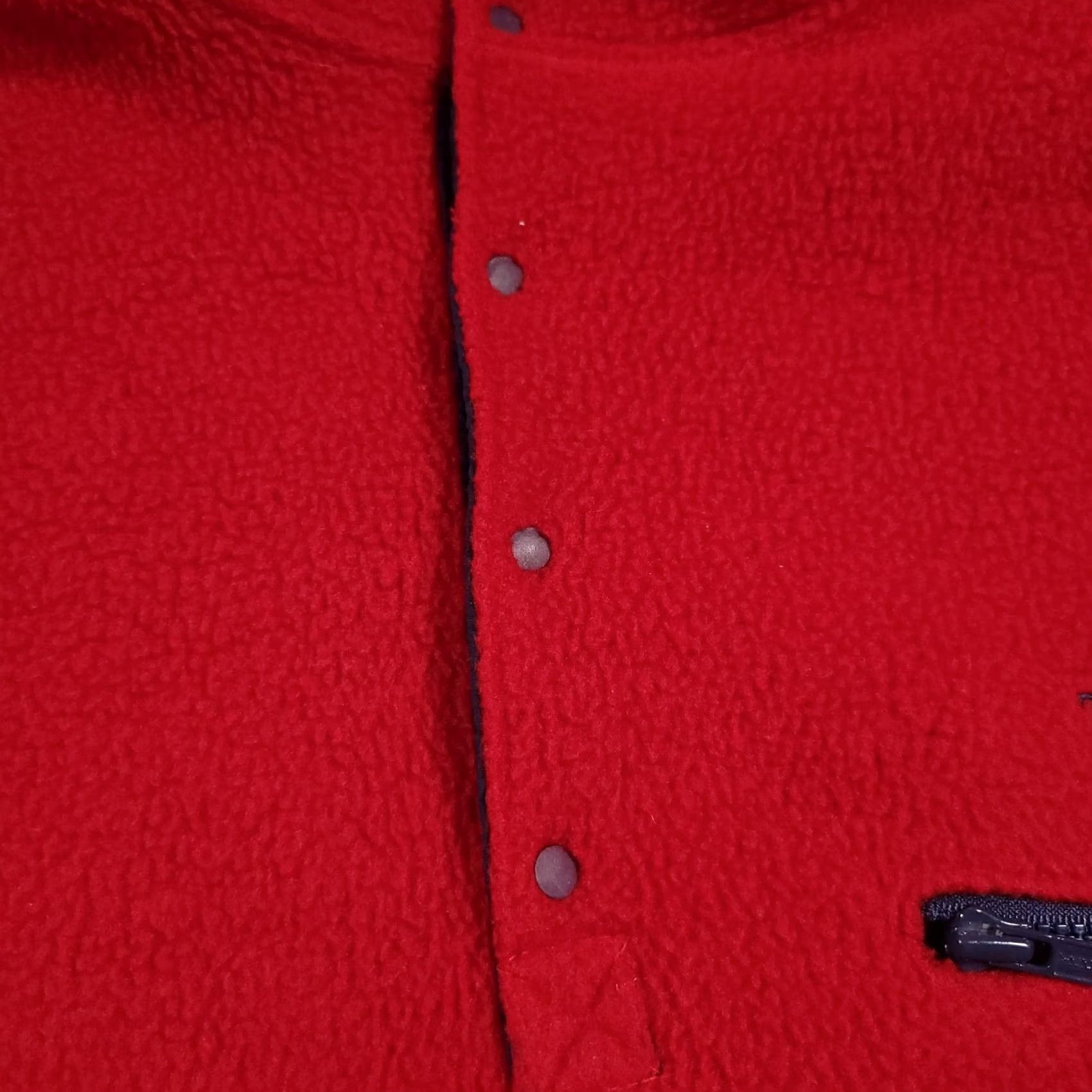 Timberland VINTAGE Timberland Weather Gear Jacket Fleece Mens L Red 1/4 Snap USA Made Size US L / EU 52-54 / 3 - 6 Thumbnail