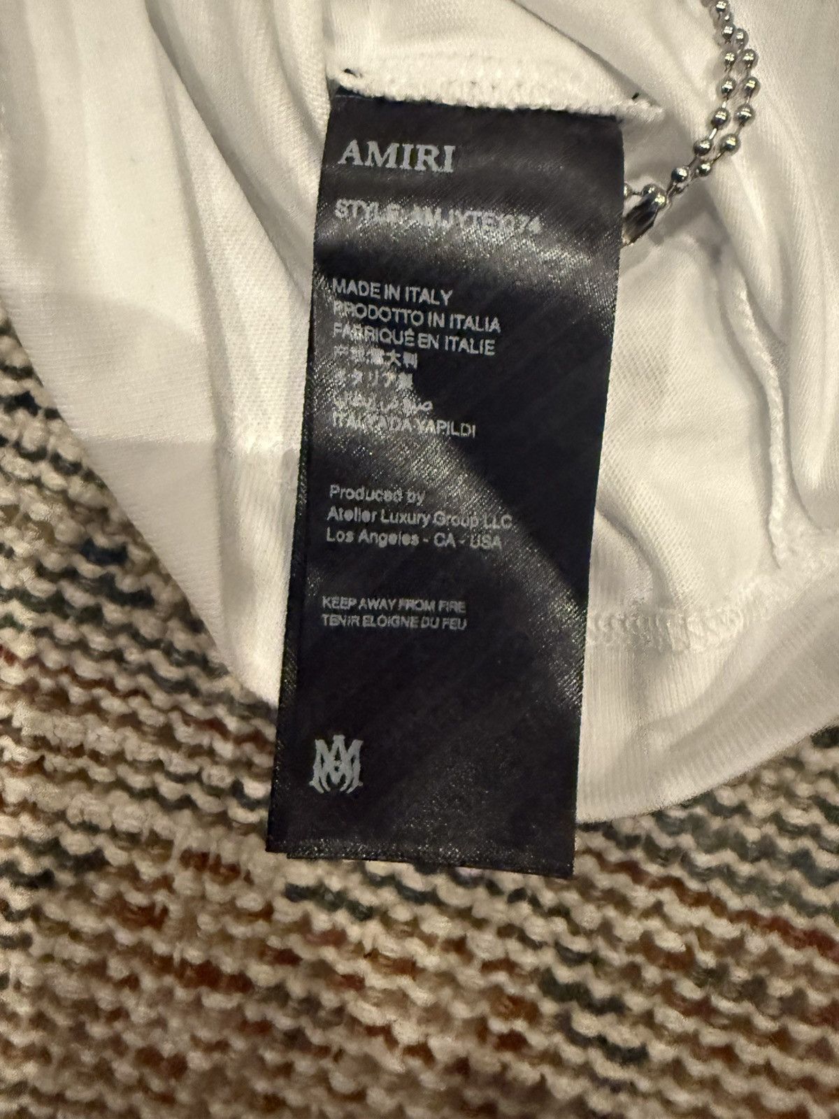 Amiri Amiri MA logo tee Size US XS / EU 42 / 0 - 6 Thumbnail