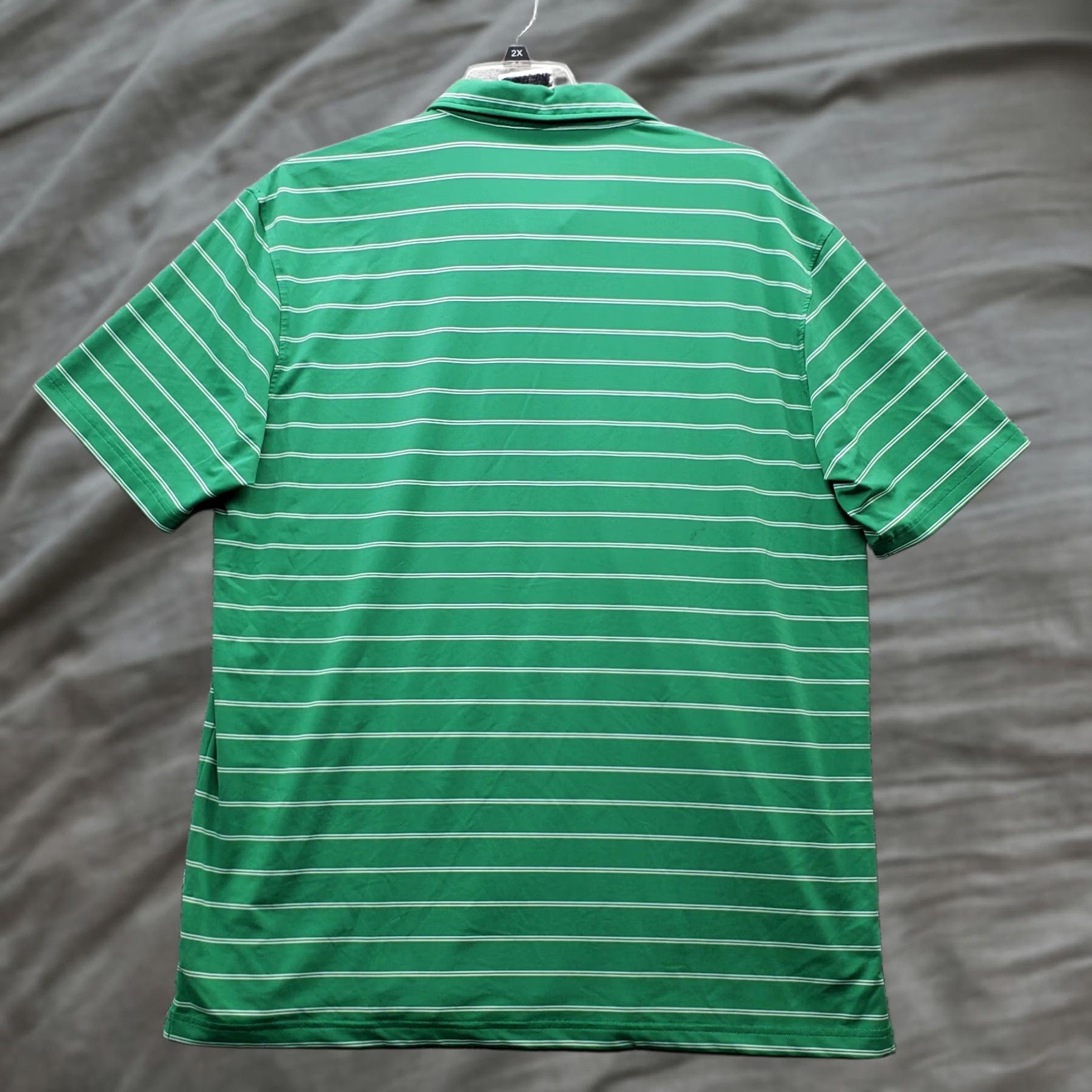 Vintage Full Turn Polo Shirt Mens XL Multi Striped Performance Stretch Short Sleeve Size US XL / EU 56 / 4 - 1 Thumbnail