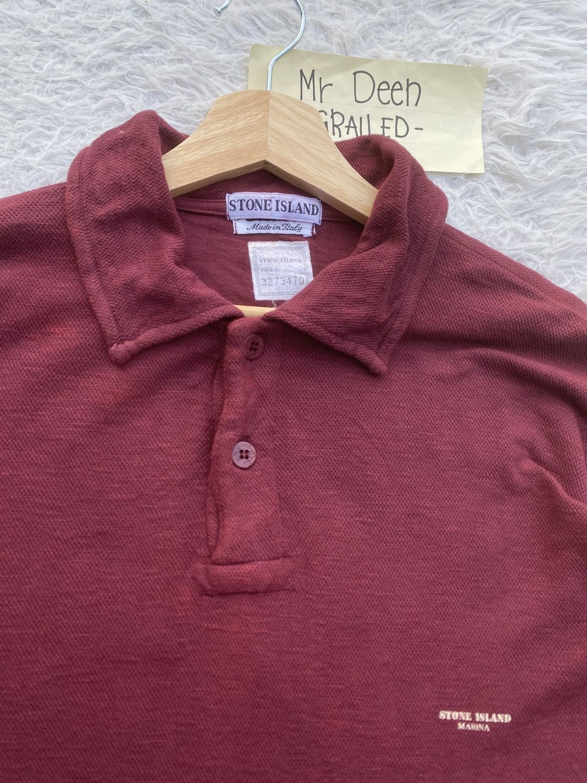 Stone Island Vintage Stone Island Marina Polo Shirt from SS 1995 Size US M / EU 48-50 / 2 - 6 Thumbnail