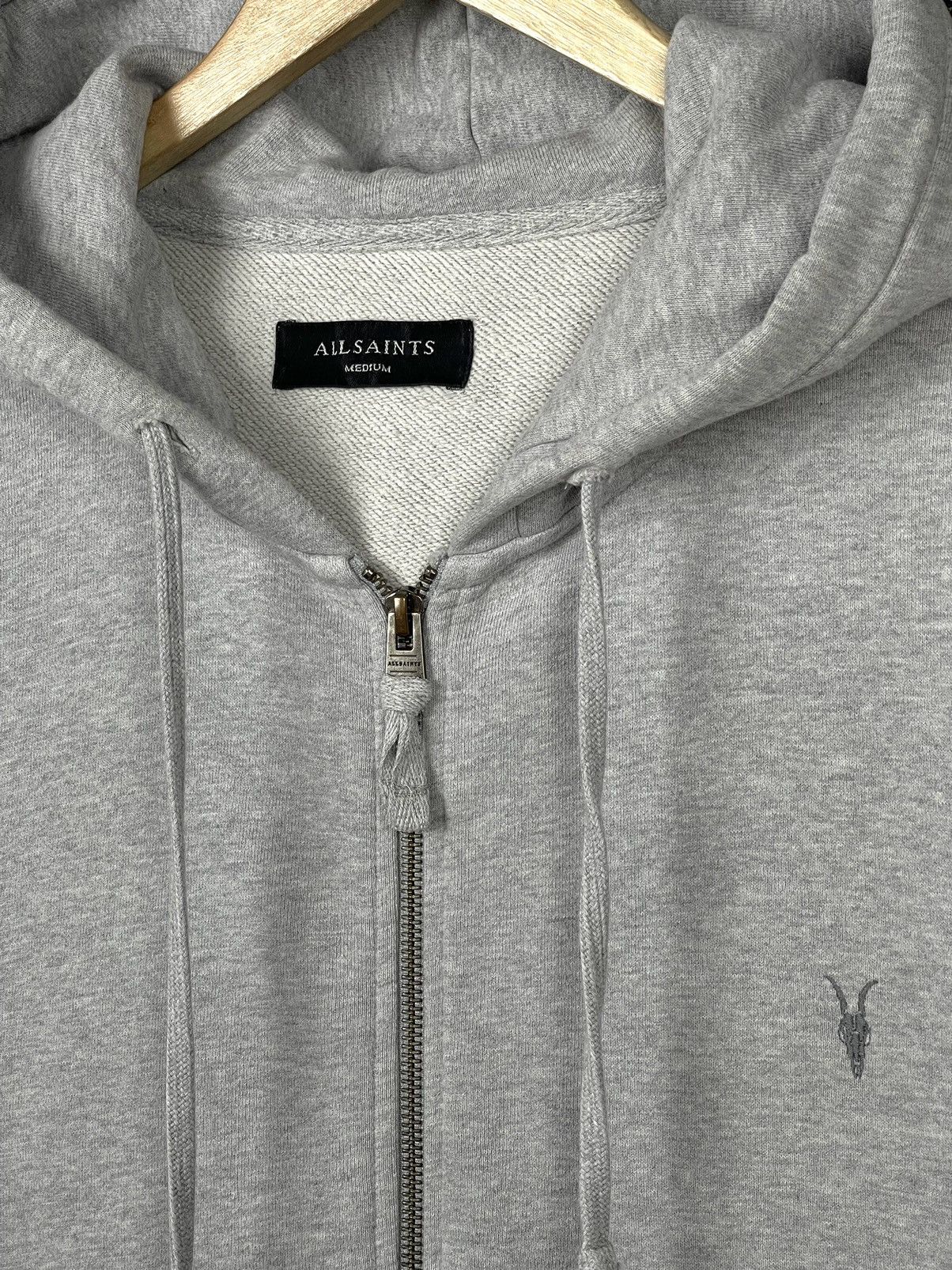 Allsaints Allsaints Raven Hoody Full Zip Hoodie Men’s Size M Size US M / EU 48-50 / 2 - 4 Thumbnail