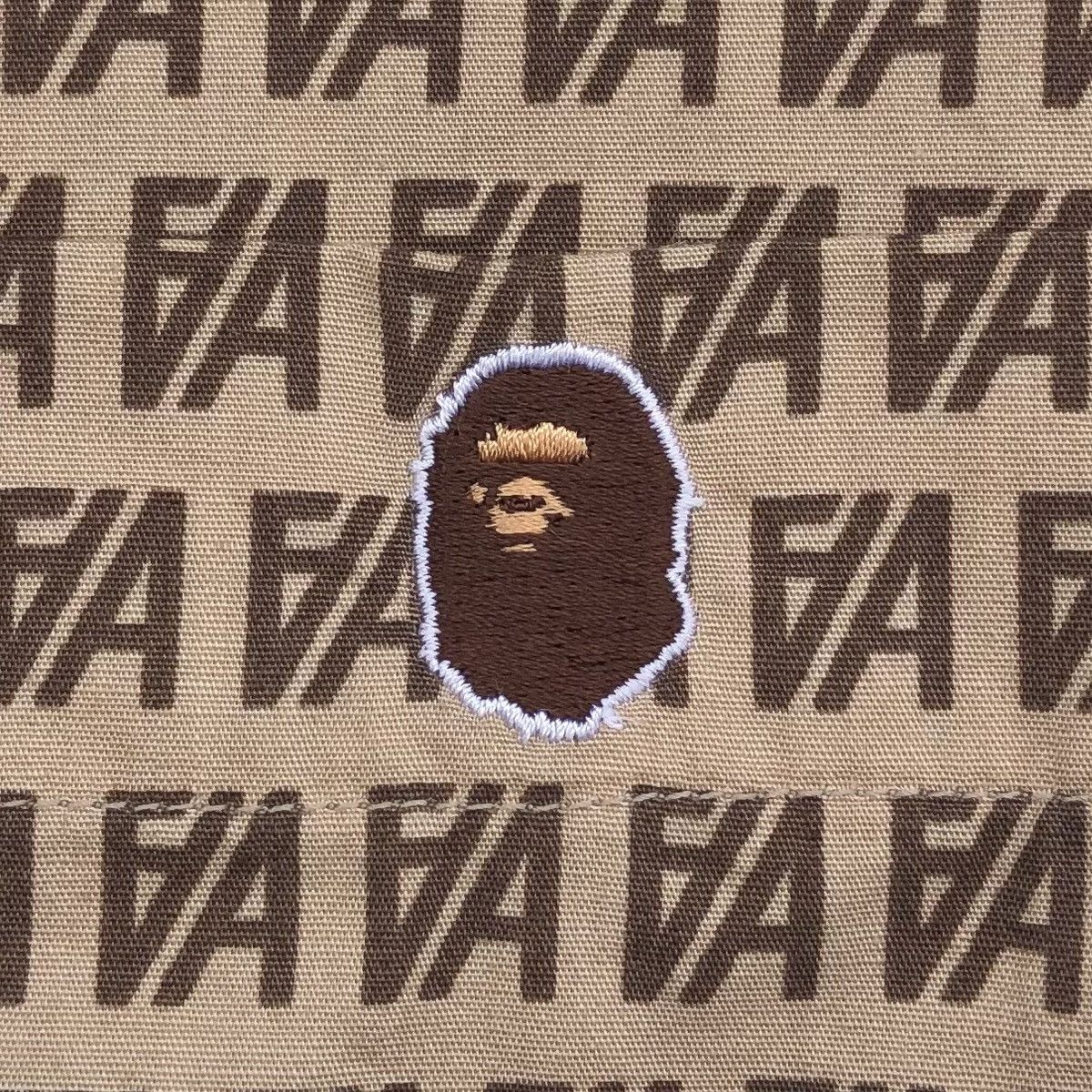 Bape BA Monogram Button Up S/S Shirt Size US M / EU 48-50 / 2 - 7 Thumbnail