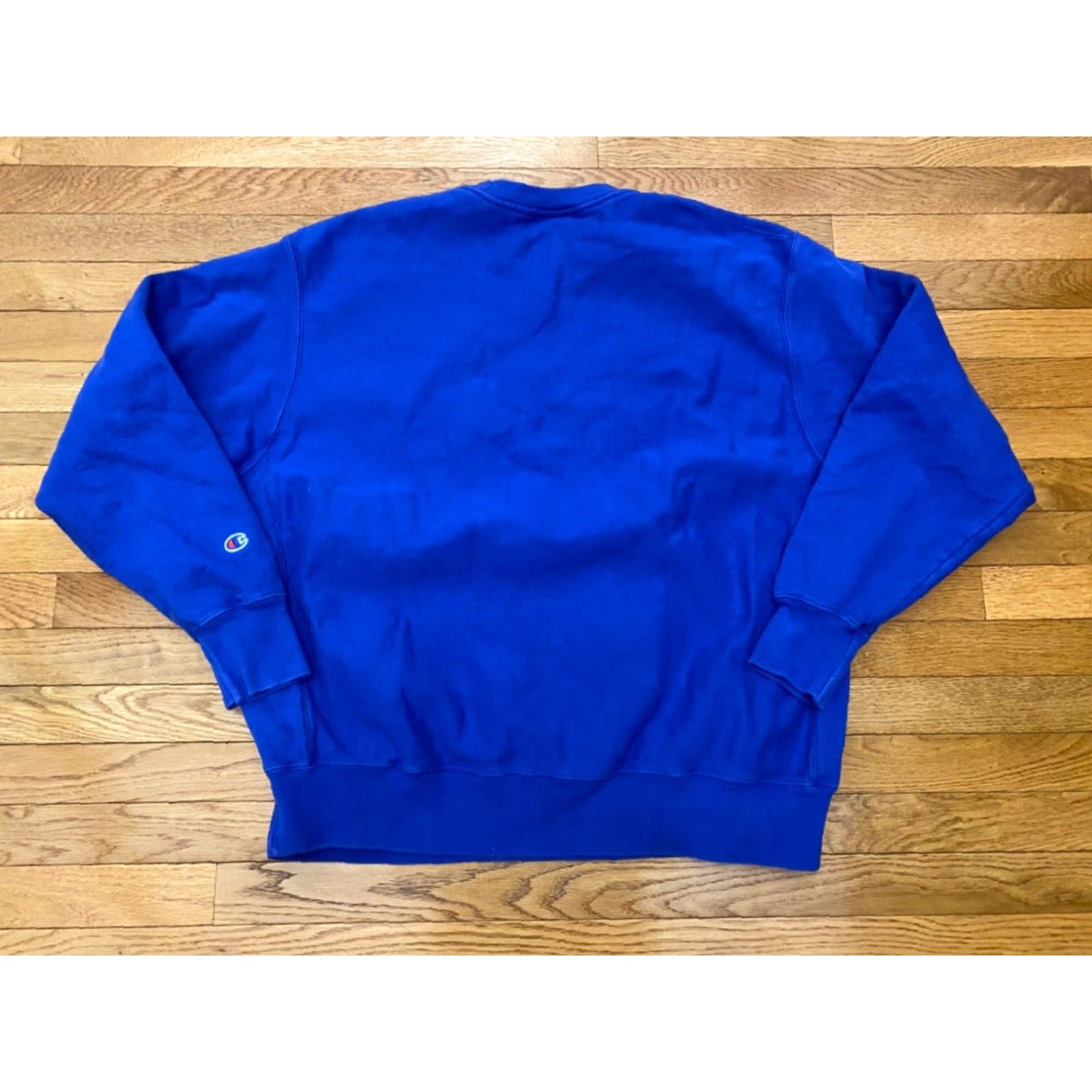 Champion VINTAGE Champion Reverse Weave Sweatshirt Kentucky Wildcats Blue 2XL Mens Regular Pullover Cotton Blend Sweatshirt Size US XXL / EU 58 / 5 - 2 Thumbnail