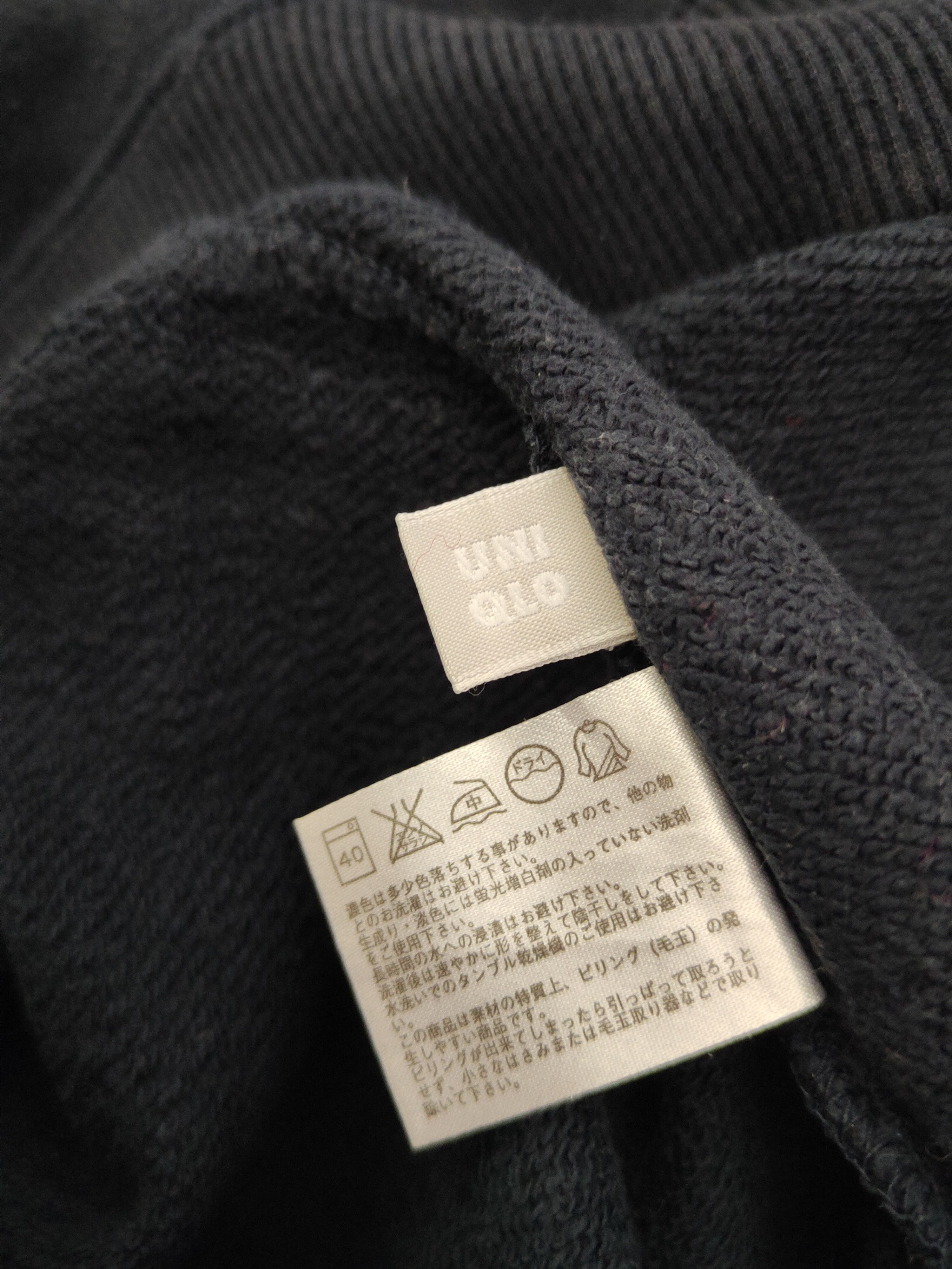 Japanese Brand × Vintage Uniqlo vintage Navy Sweatshirts #W1458 Size US L / EU 52-54 / 3 - 10 Thumbnail