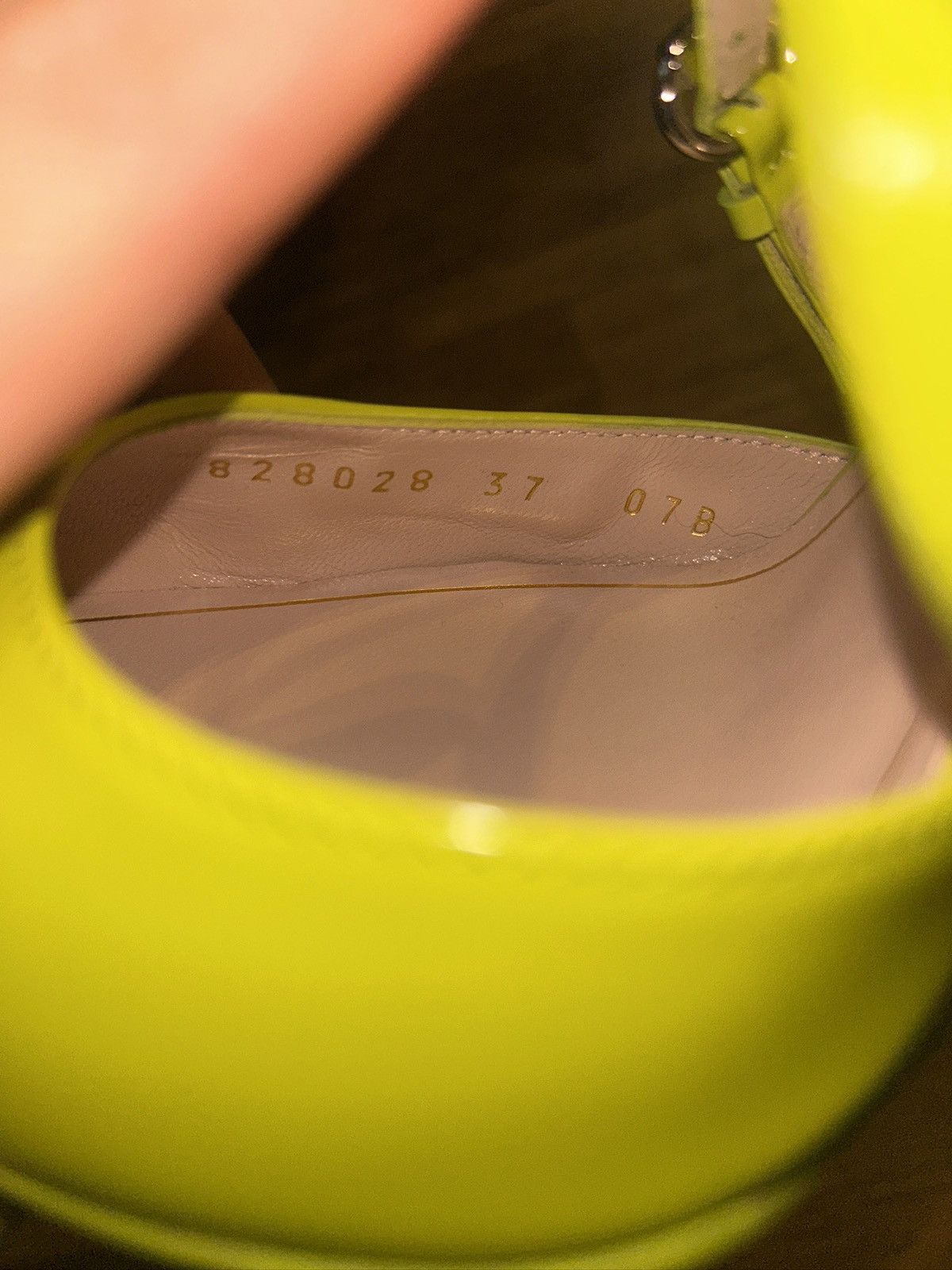 Gucci Gucci Closed Toe Slippers Wedge 10.9cm Light Green Regent Size US 7 / IT 37 - 7 Thumbnail
