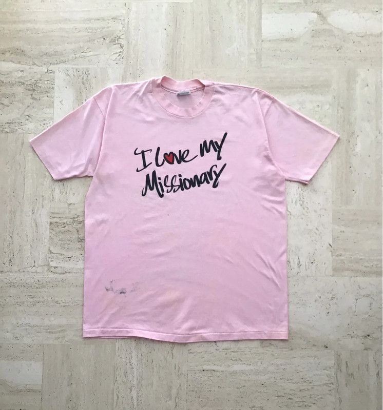 Hanes × Vintage 80s usa made Vintage Hanes boxy tee missionary painters Size US XL / EU 56 / 4 - 1 Thumbnail