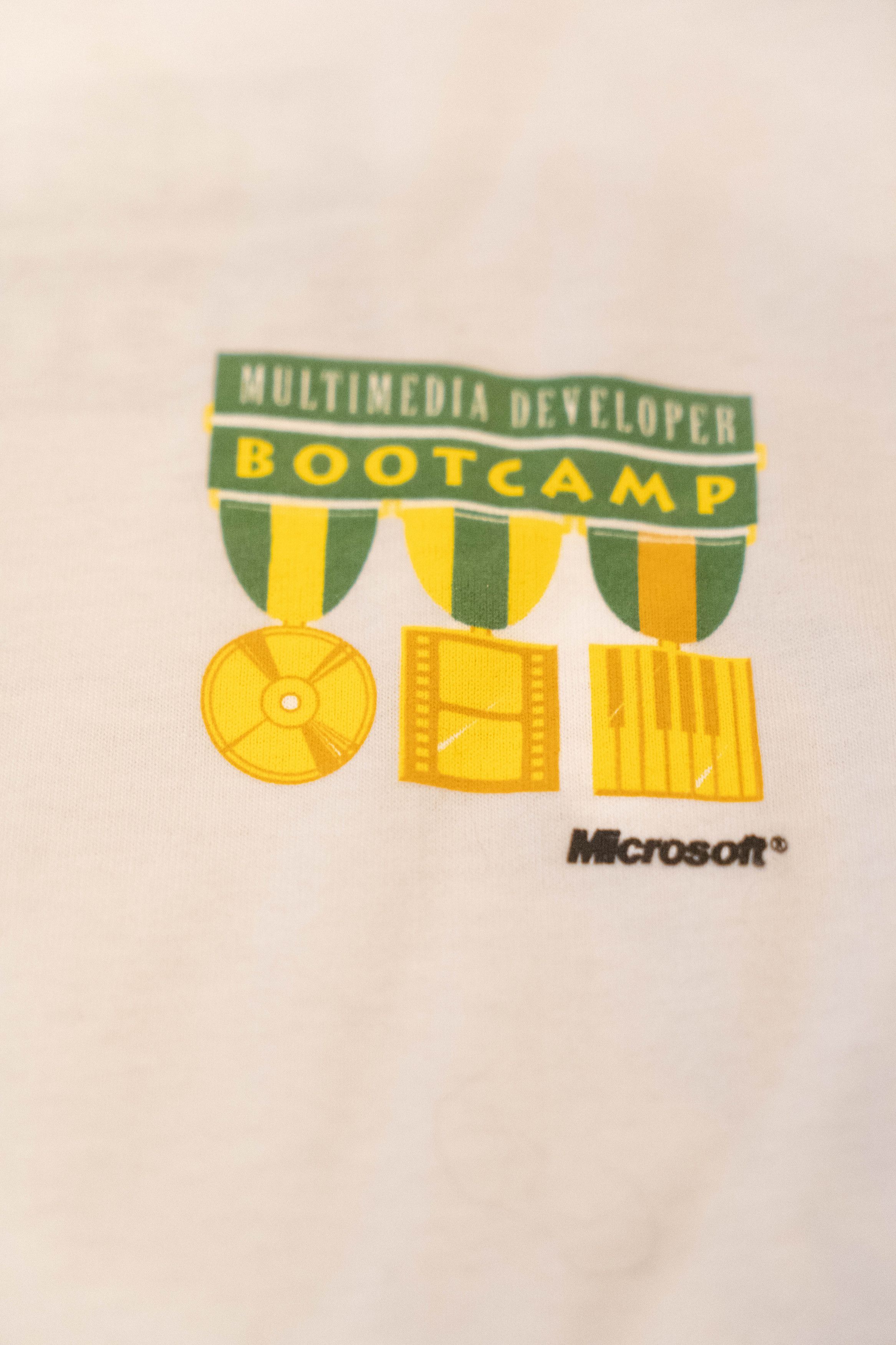 Microsoft × Vintage Microsoft Developer Bootcamp 1994 Vintage T Shirt Size US L / EU 52-54 / 3 - 3 Thumbnail