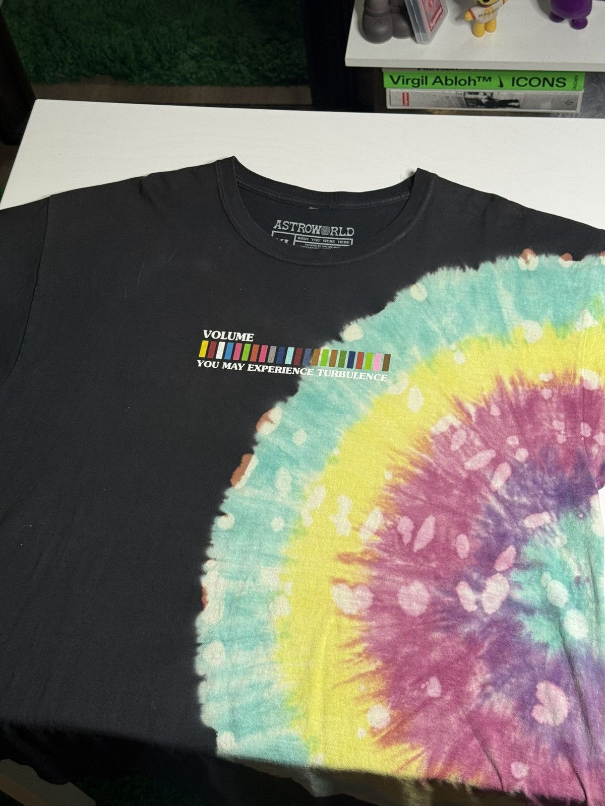 Travis Scott Travis Scott Astrofest 19' Tie-Dye Tee "Black" [XL] PREOWNED Size US XL / EU 56 / 4 - 1 Thumbnail