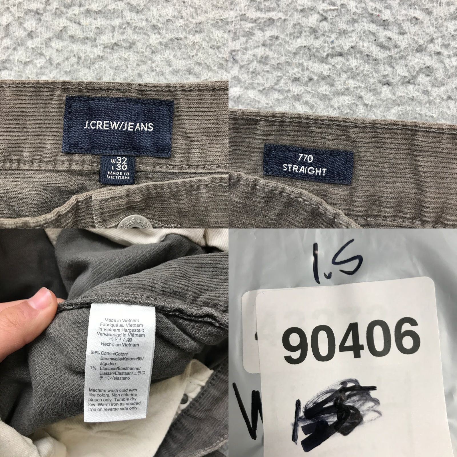 J.Crew J. Crew 770 Corduroy Pants Mens 32x30 Straight Leg Pocket Brown Size US 32 / EU 48 - 8 Thumbnail