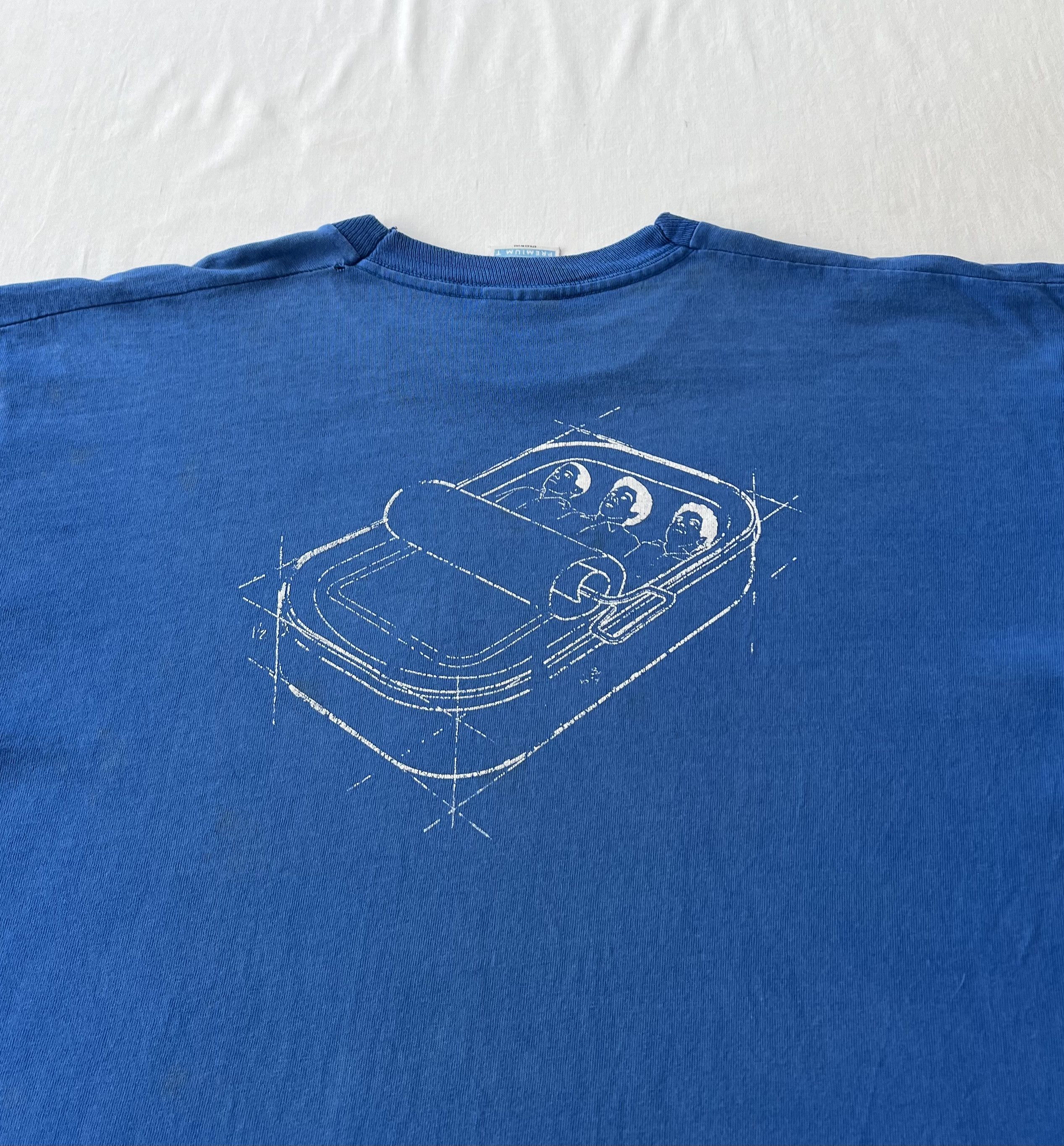 Band Tees Vintage 90s Beastie Boys Hello Nasty Blue T-shirt Size US L / EU 52-54 / 3 - 14 Thumbnail