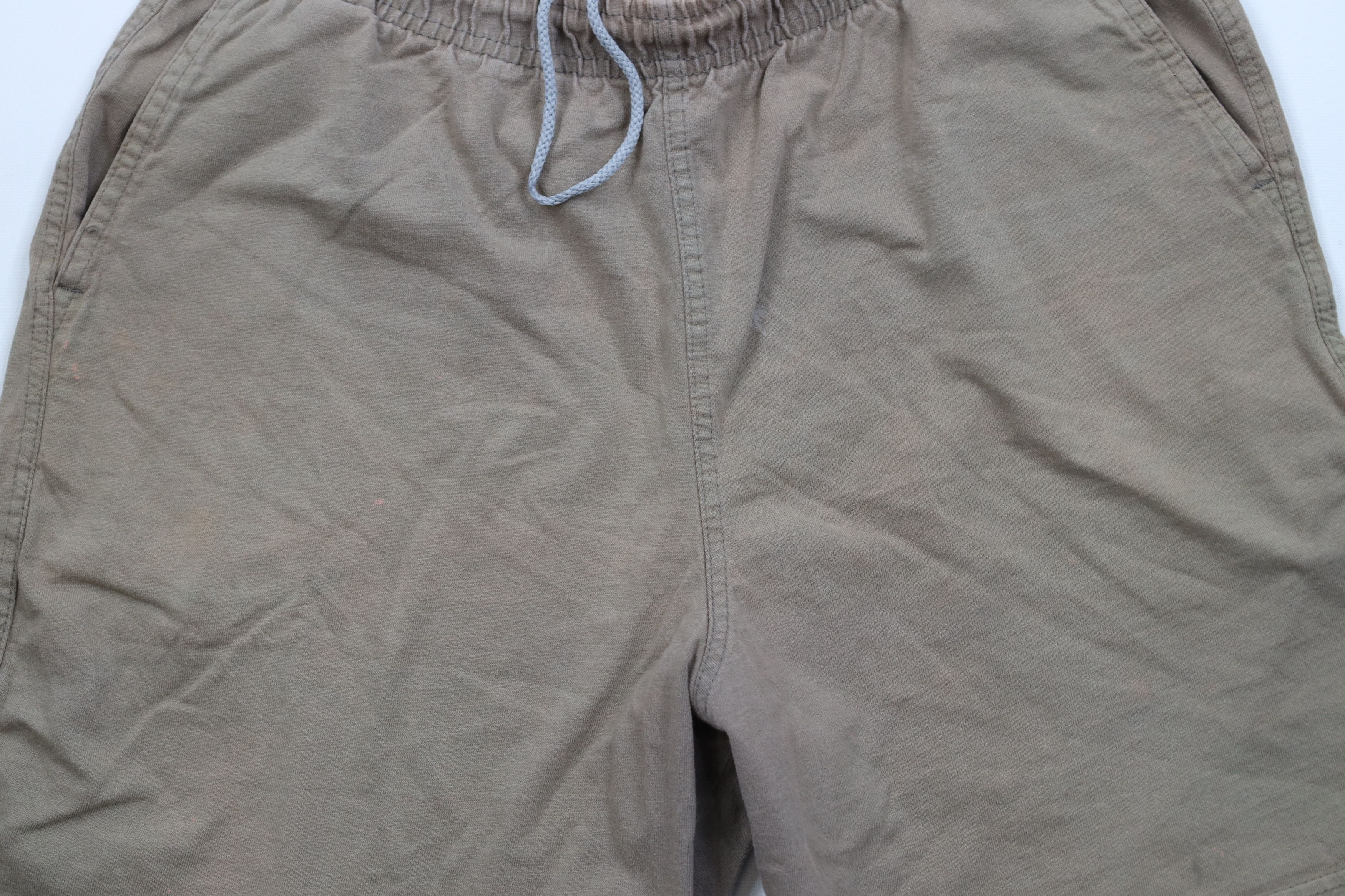 Vintage Vintage Streetwear Blank Above Knee Cotton Shorts Beige Size US 34 / EU 50 - 3 Thumbnail