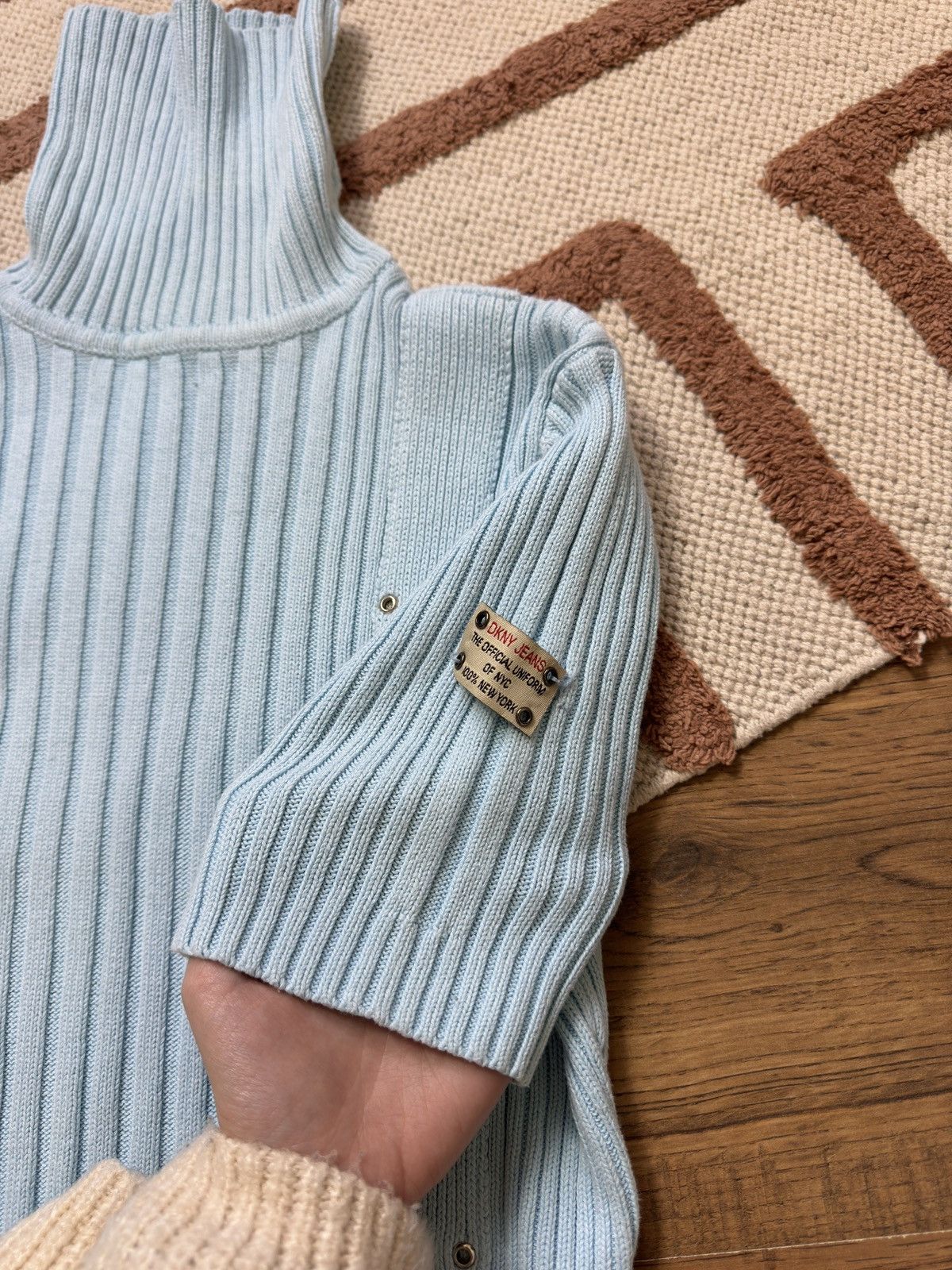 DKNY VINTAGE DONNA KARAN RIBBED SWEATER Size M / US 6-8 / IT 42-44 - 2 Thumbnail