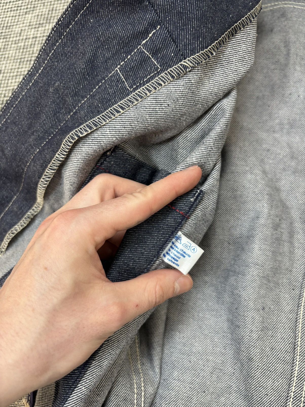 Le Laboureur rare 70s Adolphe Lafont French work zip denim jacket chore Size US M / EU 48-50 / 2 - 7 Thumbnail
