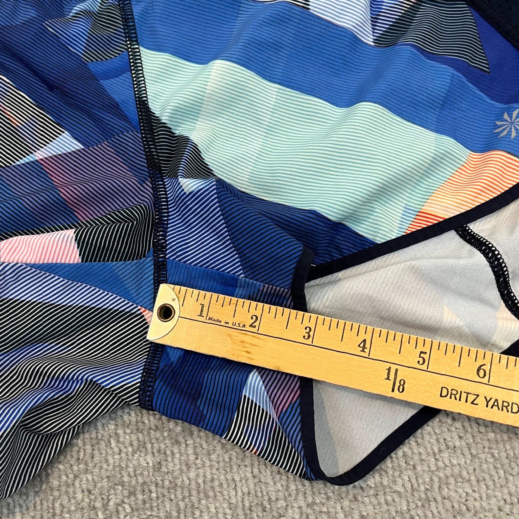 Athleta Athleta Shorts Womens Small 3" Geometric Lined Ready Set Go Golf Tennis 12" Size 28" / US 6 / IT 42 - 5 Thumbnail