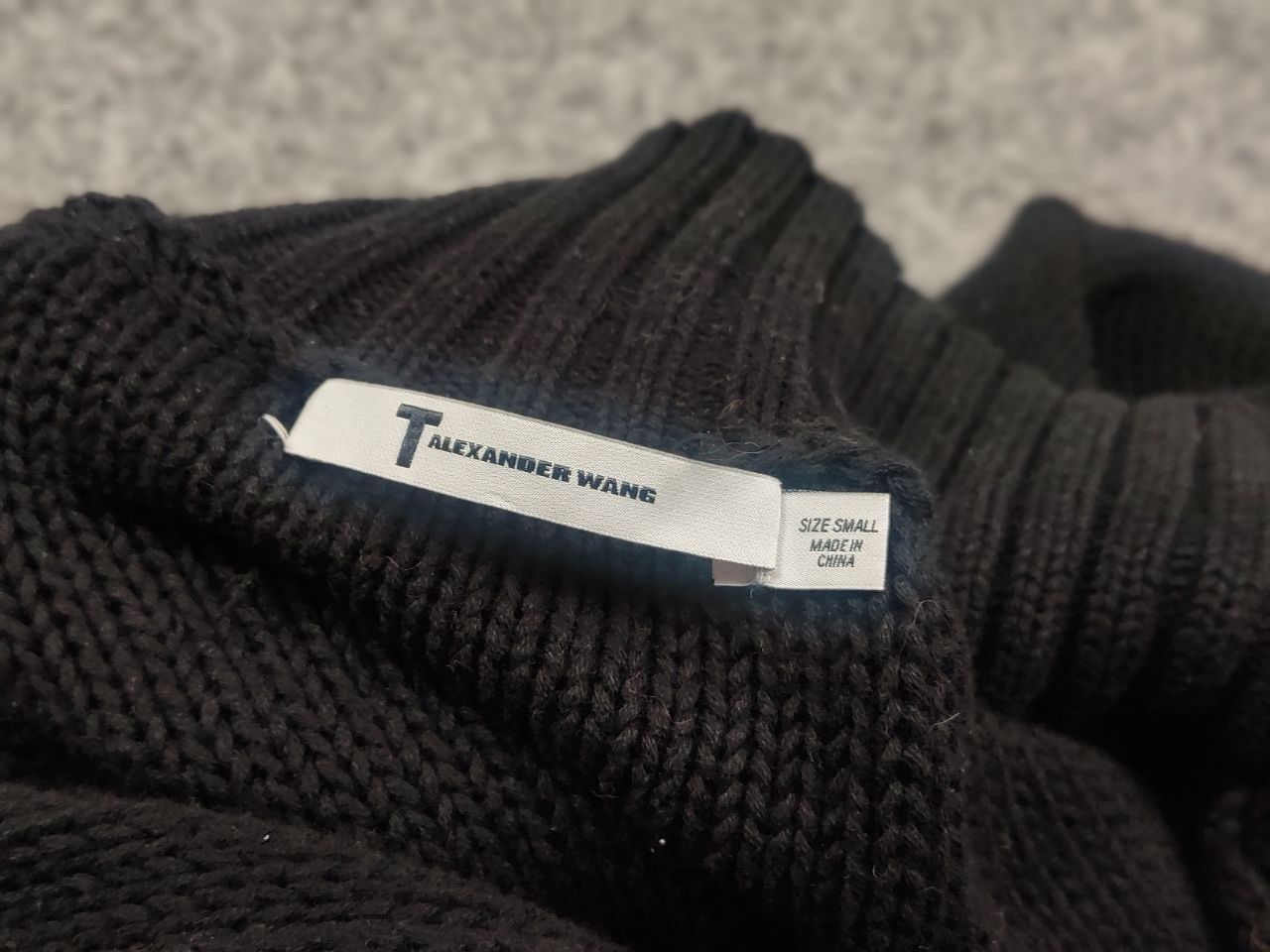 Alexander Wang Alexander Wang Cotton Black Oversized knit Button Cardigan Size S / US 4 / IT 40 - 14 Thumbnail