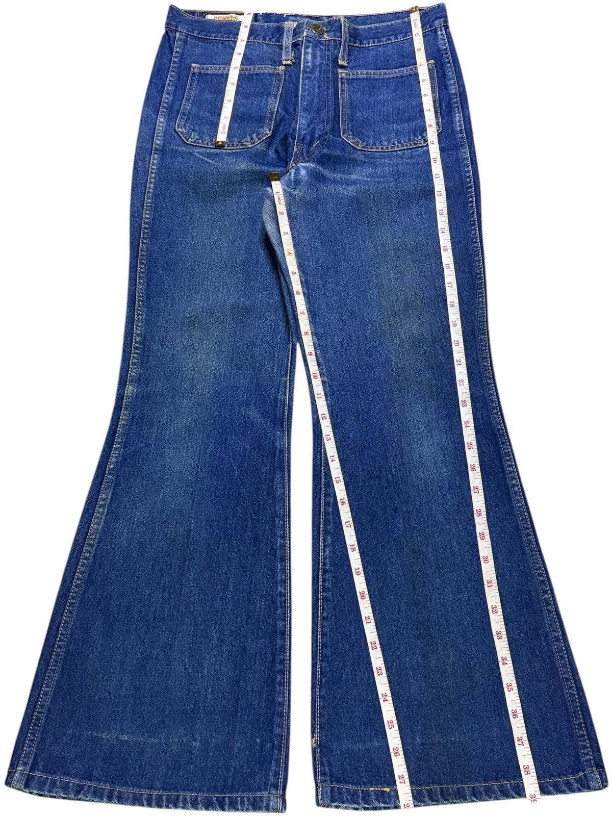 Japanese Brand Vintage Japanese Brand Bushpant Mud Wash Flare Jeans Size US 30 / EU 46 - 13 Thumbnail