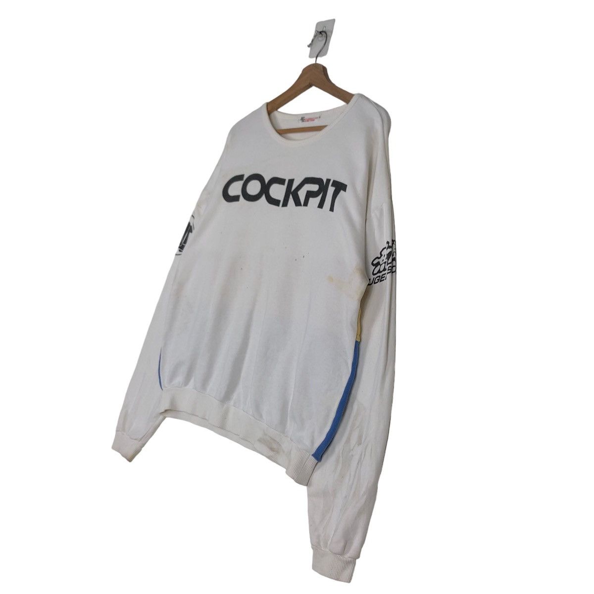 Japanese Brand Vintage Sweatshirt Racing Team Bridgestone Cockpit Big Logo Size US M / EU 48-50 / 2 - 3 Thumbnail