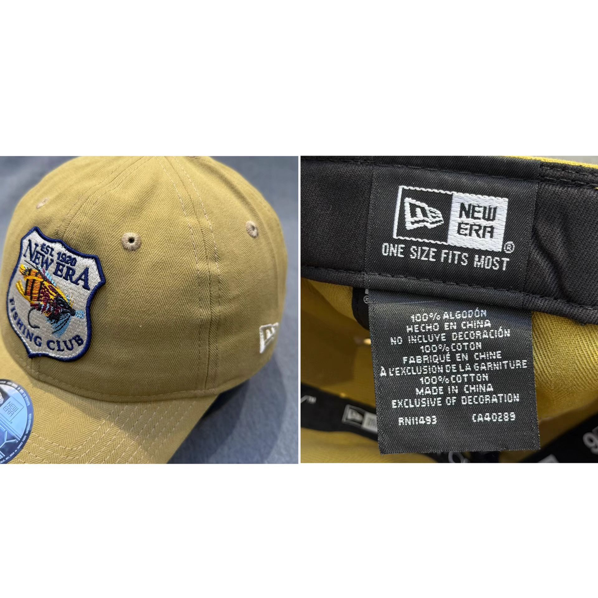 New Era New Era Curved Brim Cap。 Q5 Size ONE SIZE - 6 Thumbnail