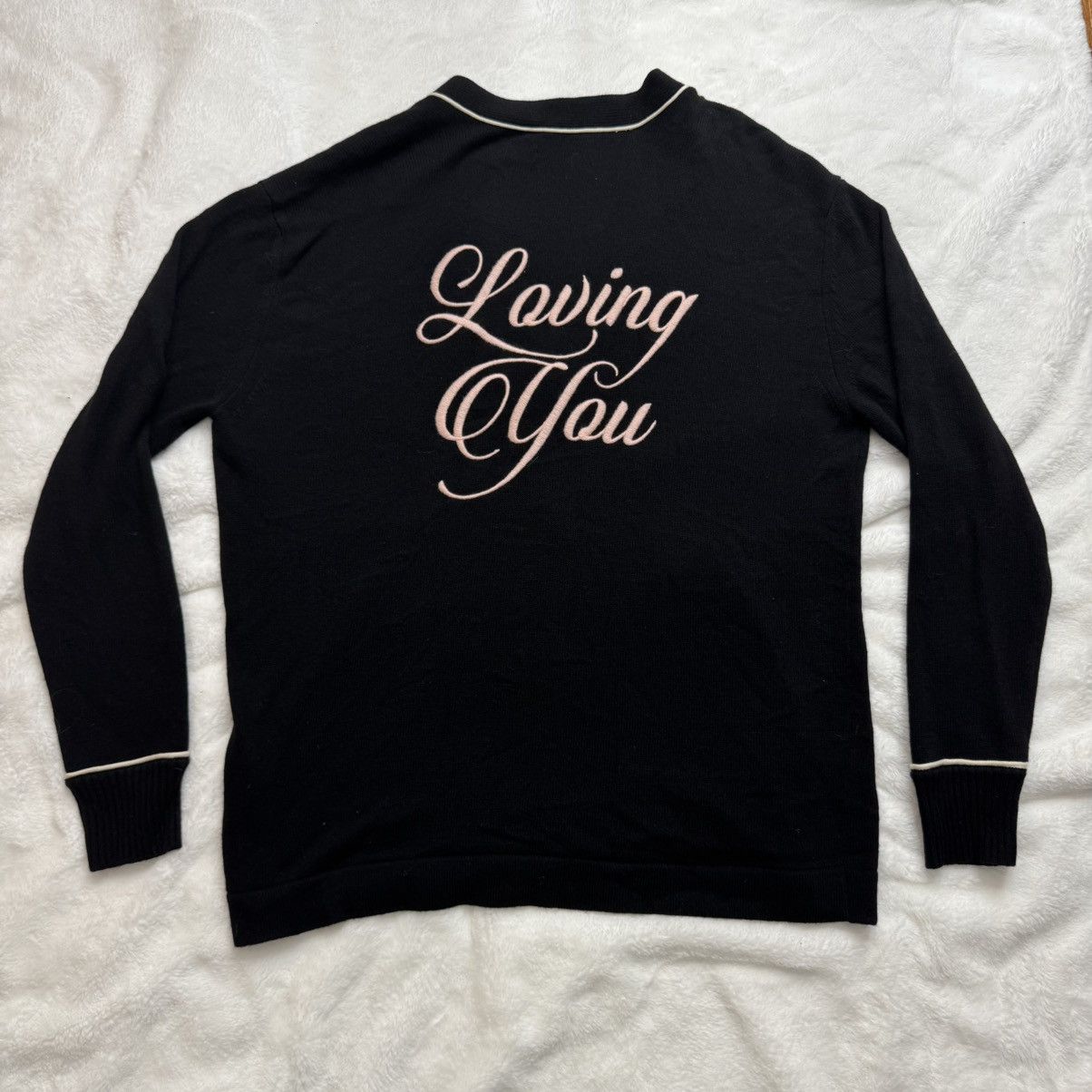 Amiri AMIRI Loving You Cardigan - Black - XXL Size US XXL / EU 58 / 5 - 1 Thumbnail