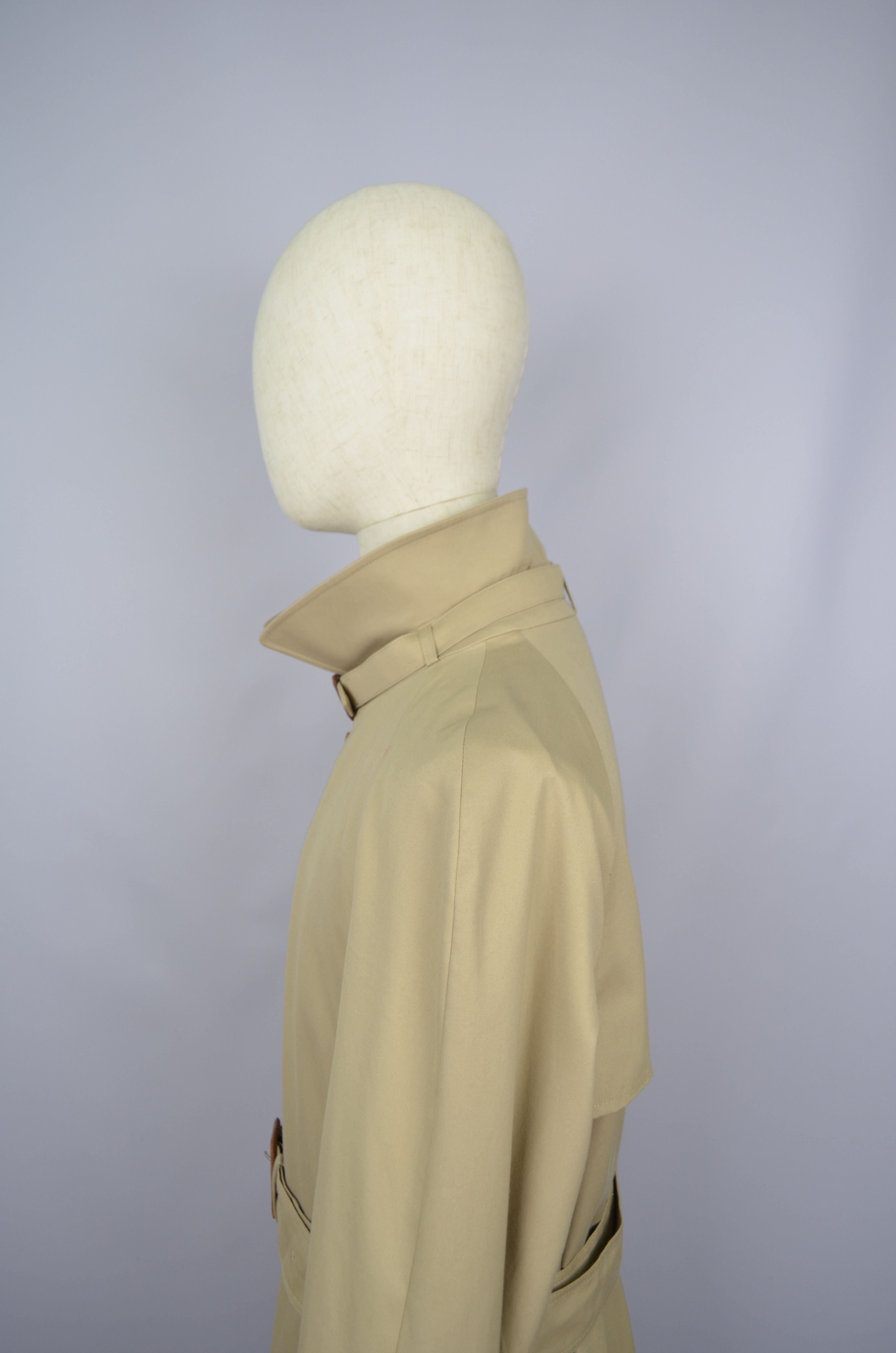 Aquascutum × Vintage Aquascutum London Trench Coat Aqua 5 Vintage Sz 38 S/M Size US M / EU 48-50 / 2 - 14 Thumbnail