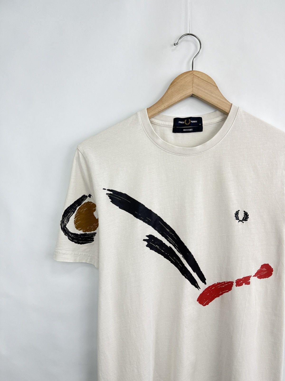 Fred Perry × Vintage 🇺🇸 Vintage Y2K Fred Perry Art T-Shirt Retro Rare Hype Size US M / EU 48-50 / 2 - 3 Thumbnail