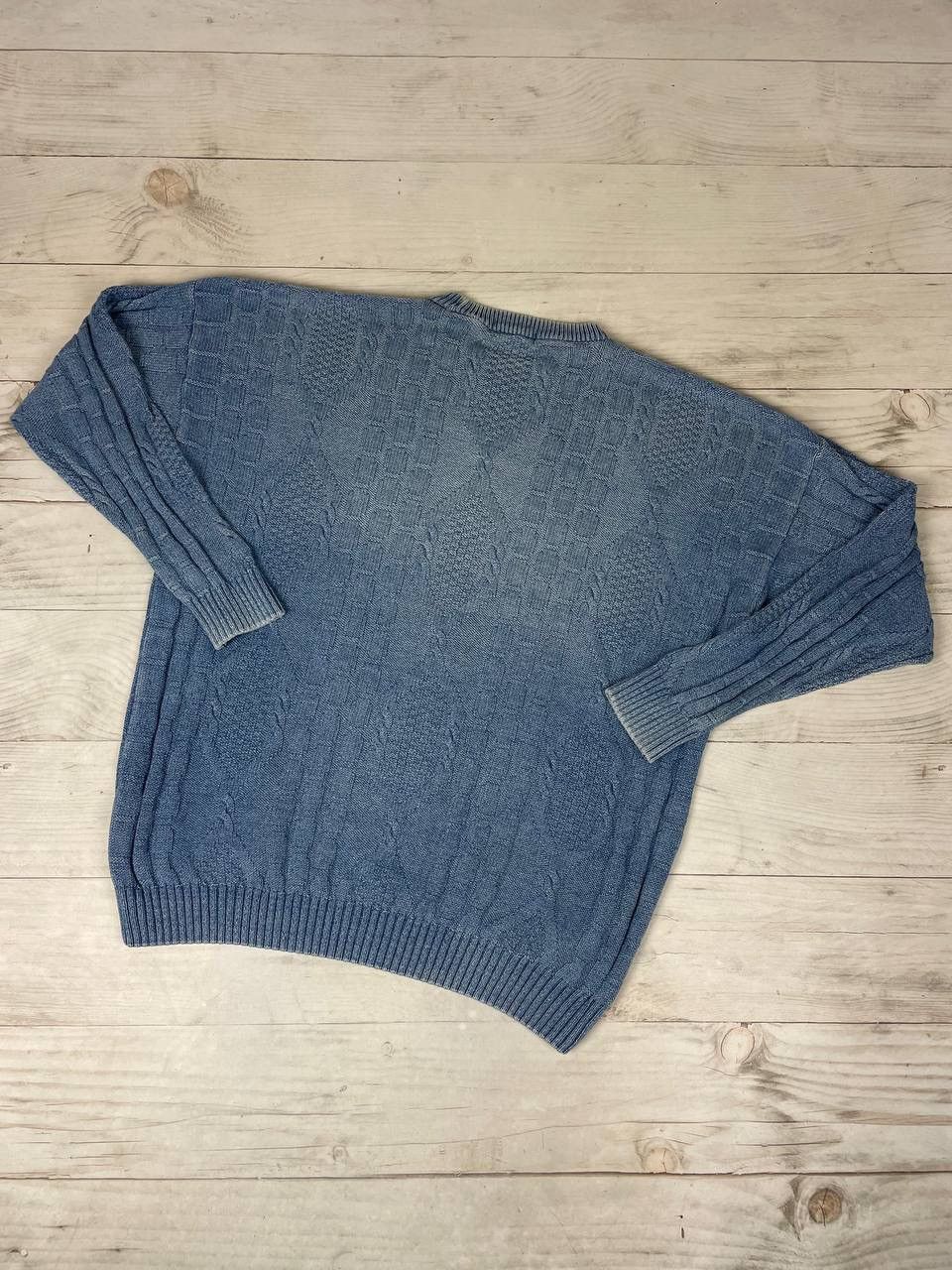 Burberry Vintage Burberrys Blues Knit Sweater Big Logo Men Size XL Size US XL / EU 56 / 4 - 11 Thumbnail