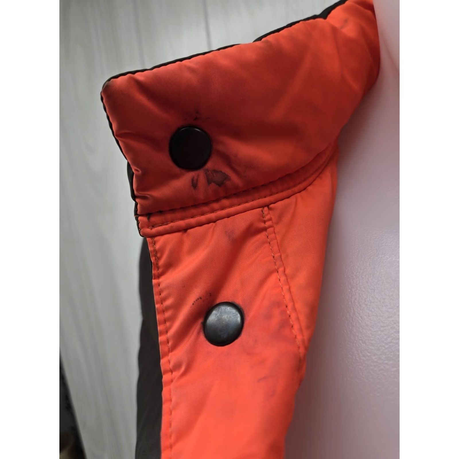 Vintage Vintage Comfy Vest Men L Reversible Brown Orange Goose Down Snap Puffer 80s Outdoor Size US L / EU 52-54 / 3 - 5 Thumbnail