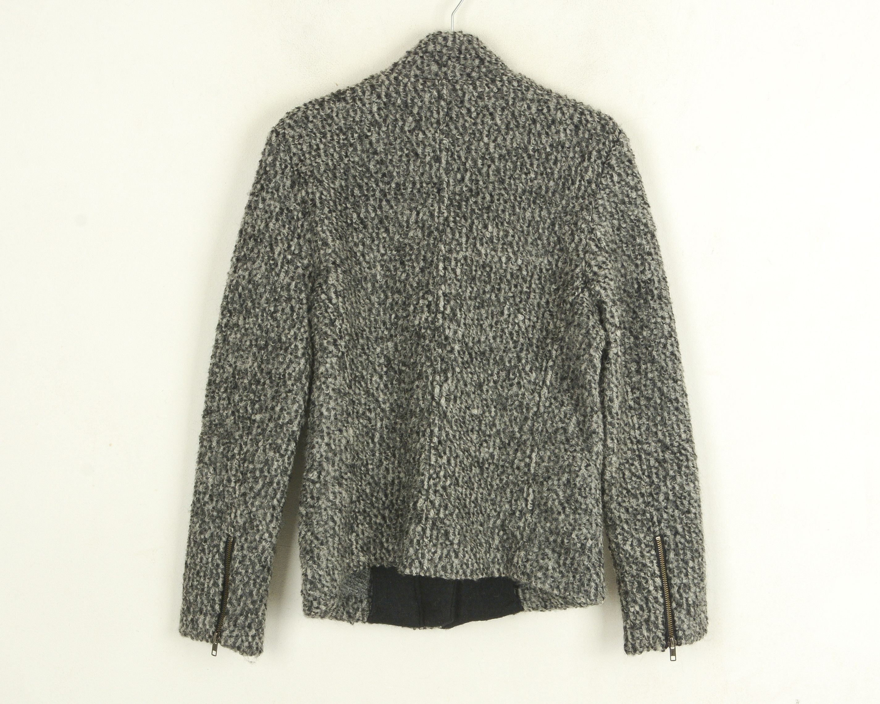 Maison Scotch Women S Size 3 Jacket Coat Wool Grey Double Brested Warm Size S / US 4 / IT 40 - 4 Thumbnail