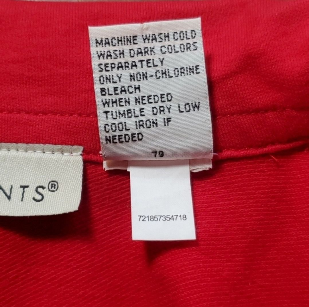 Other Requirements Size L Jacket Vintage Y2K 90s Red Full Zip Size L / US 10 / IT 46 - 11 Thumbnail